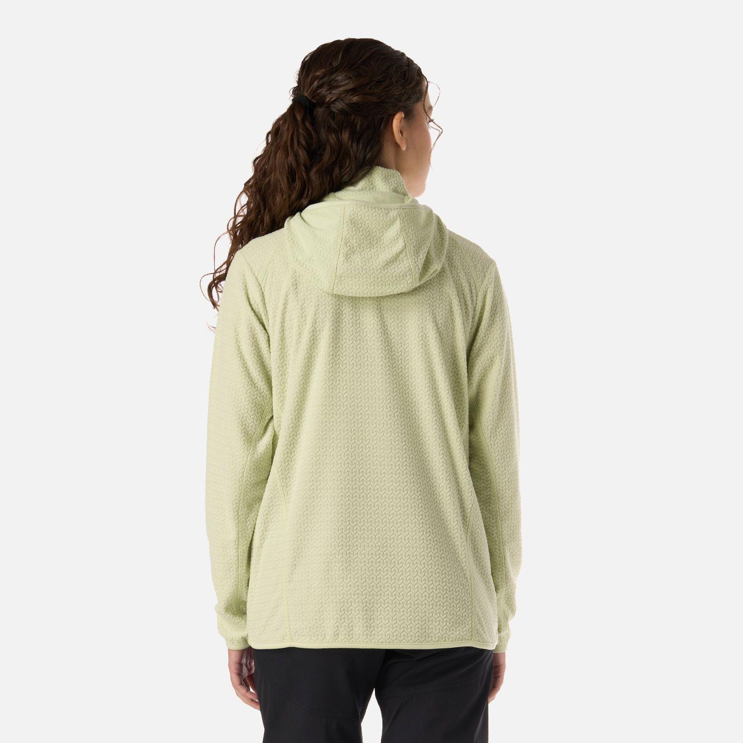Polerón Teen Girl Mild Nano-F 1/4 Zip Hoody Gris / Verde Lippi V26-2