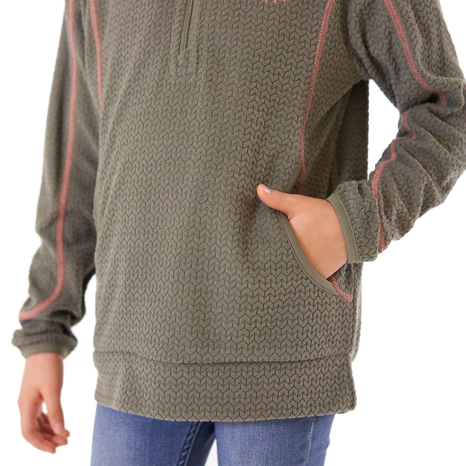 Poleron Niña Saltamontes Nano-F 1/4 Zip Hoody Laurel Lippi-5