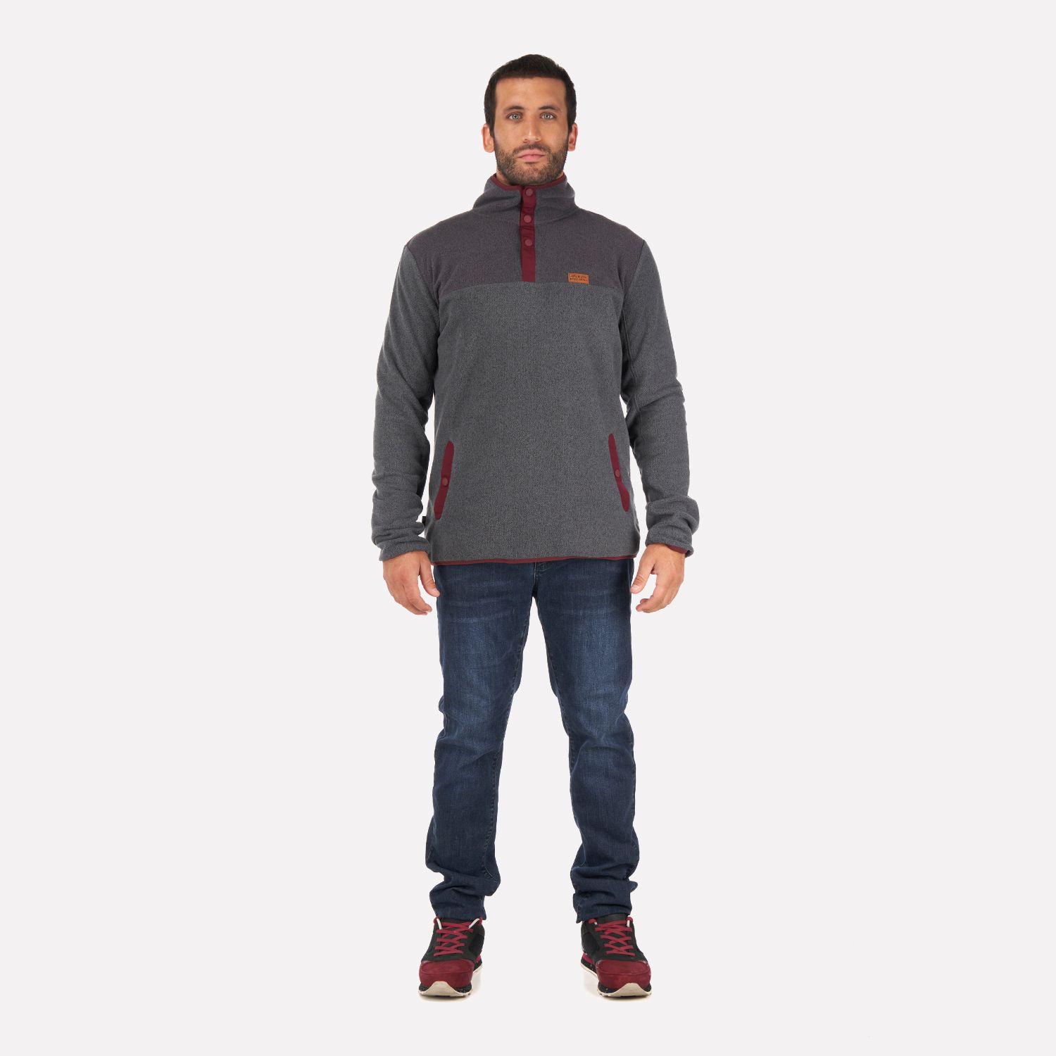 Poleron Hombre Tokerau Gris Haka Honu I22-4