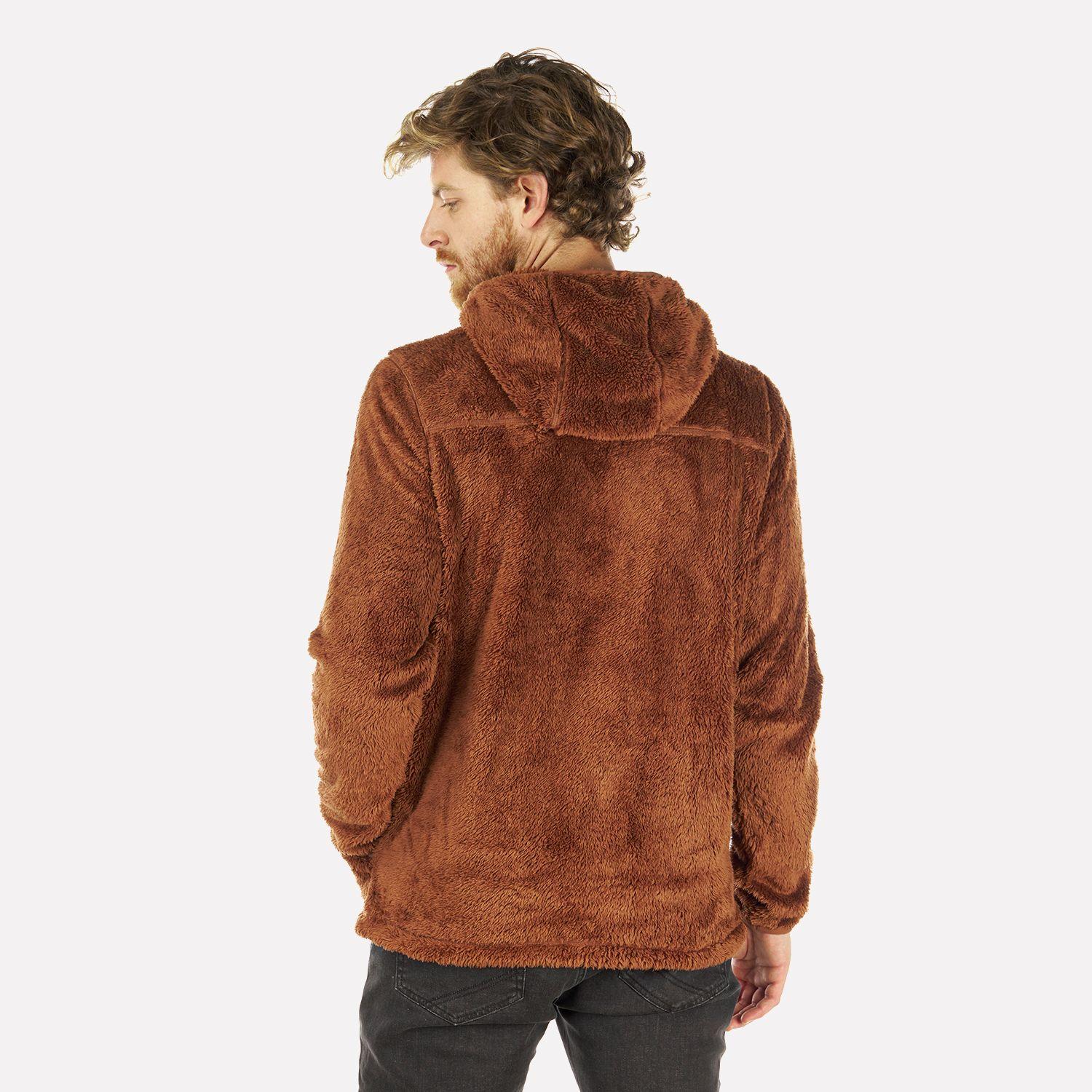 Poleron Hombre Warmy Hoody Sweatshirt Terracota Lippi I22-2