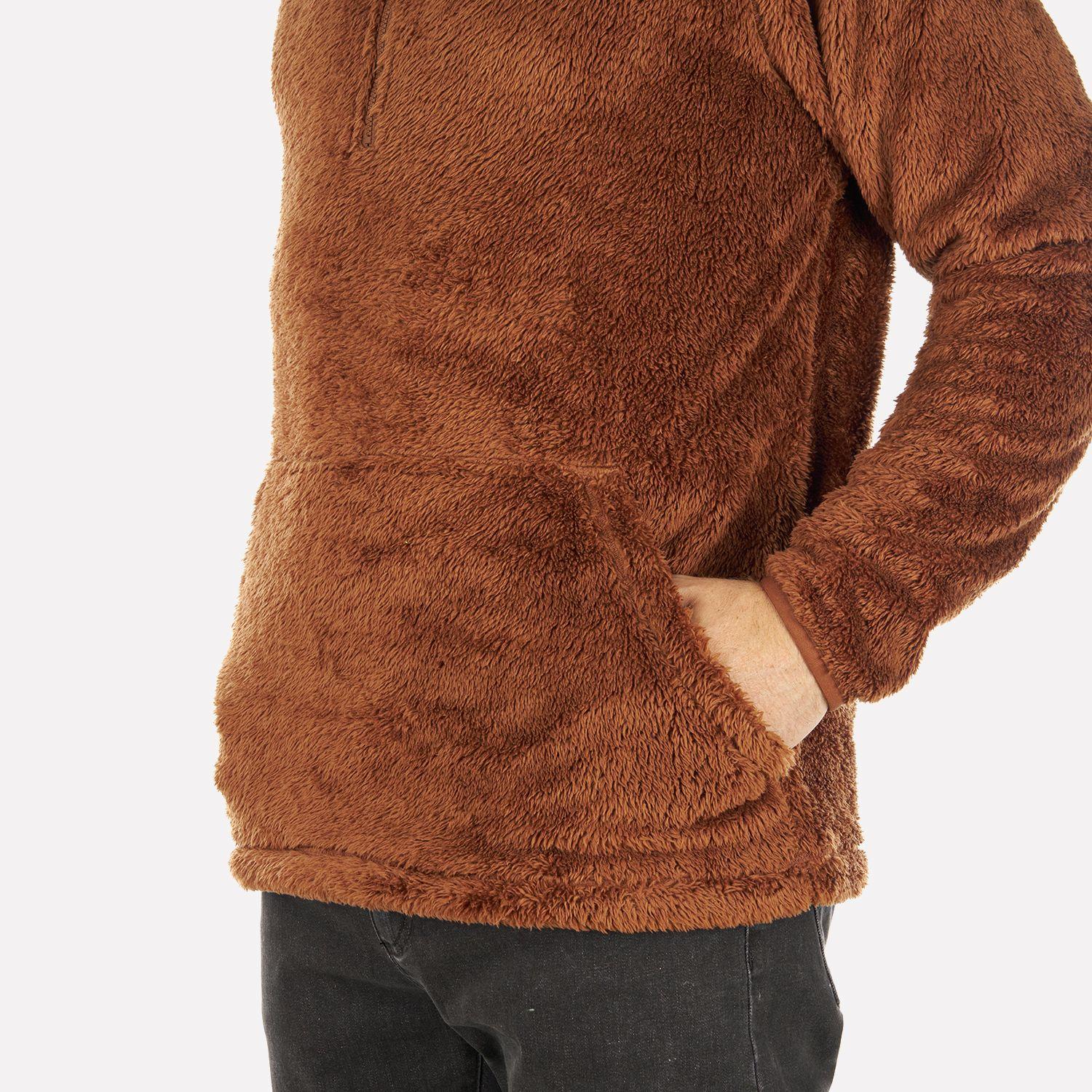 Poleron Hombre Warmy Hoody Sweatshirt Terracota Lippi I22-4