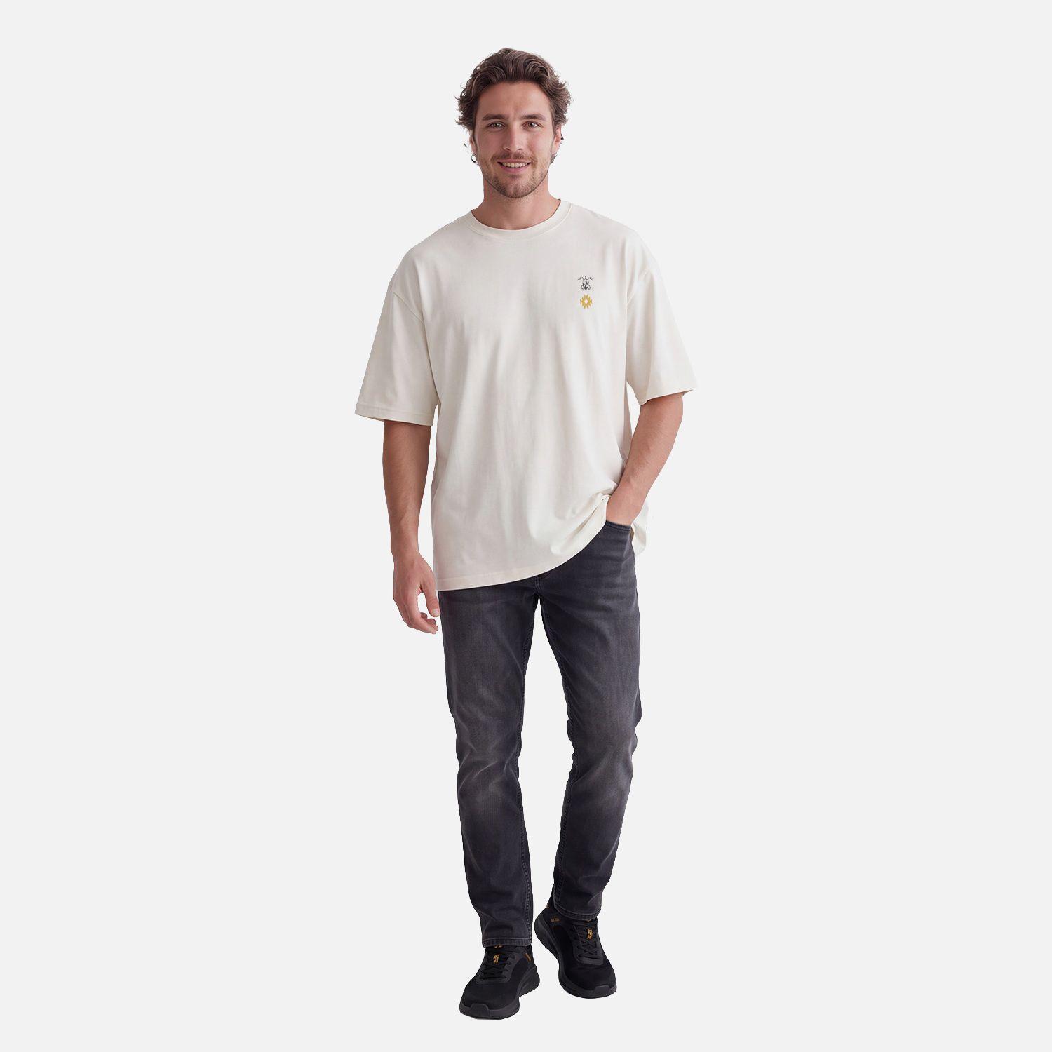 Polera Hombre Norte Grande Gris Claro Haka Honu V27-3