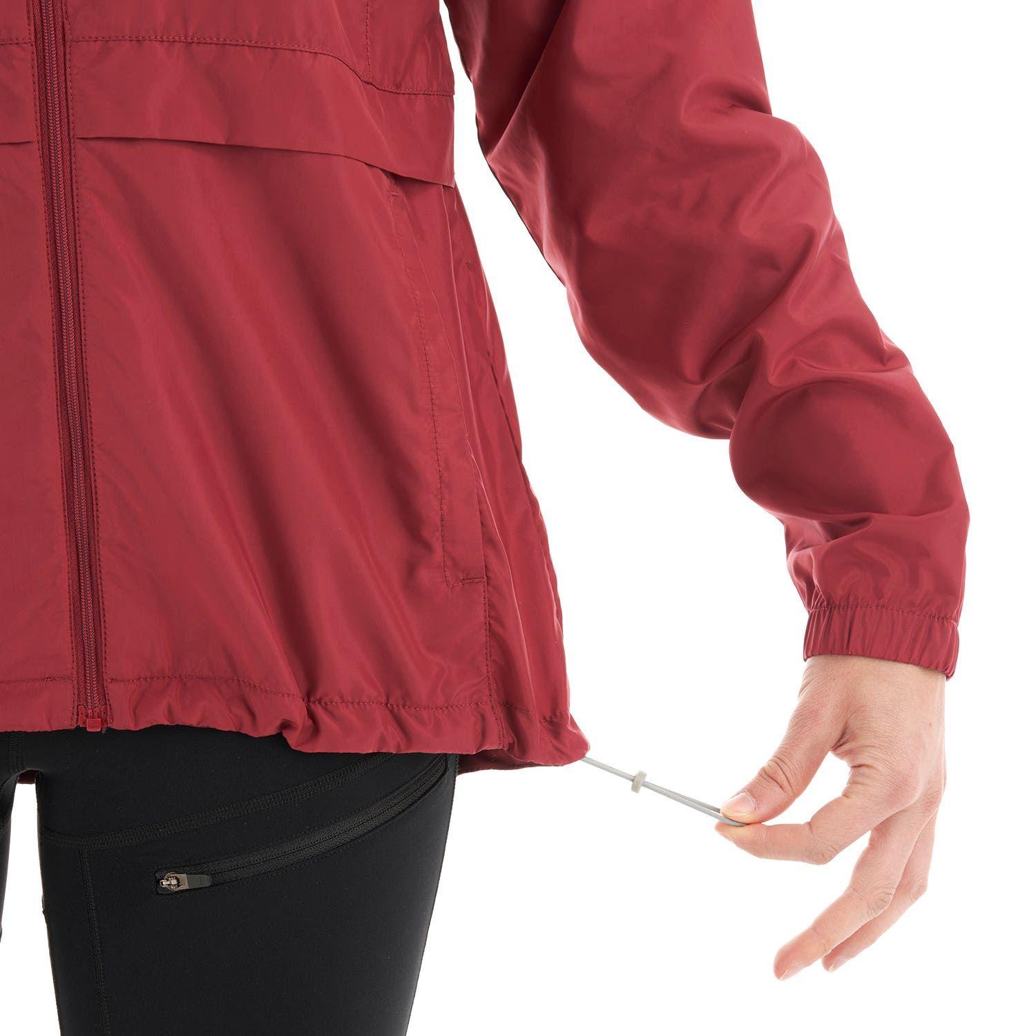 Chaqueta Mujer Nightfall WindBreaker Hoody Jacket Rosa Oscuro Lippi-7