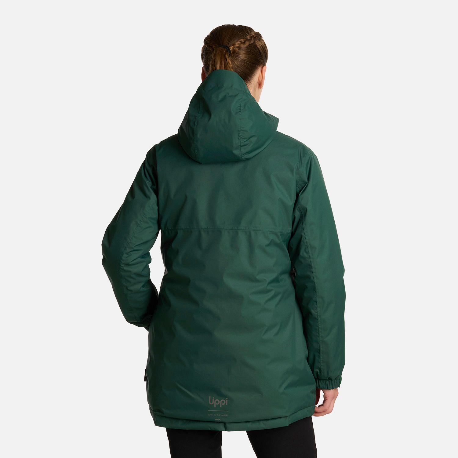 Chaqueta Mujer Gunther B-Dry Hoody Verde Botella Lippi I25-2