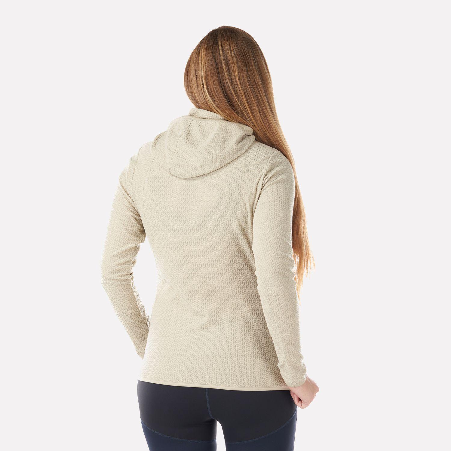 Poleron Mujer Jacaranda Nano-F 14 Zip Hoody Crudo Lippi I22-2