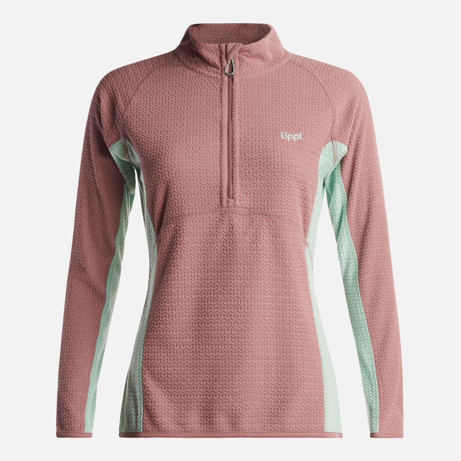 Poleron Mujer  Jacaranda Nano-F 14 Zip Palo Rosa Lippi-0