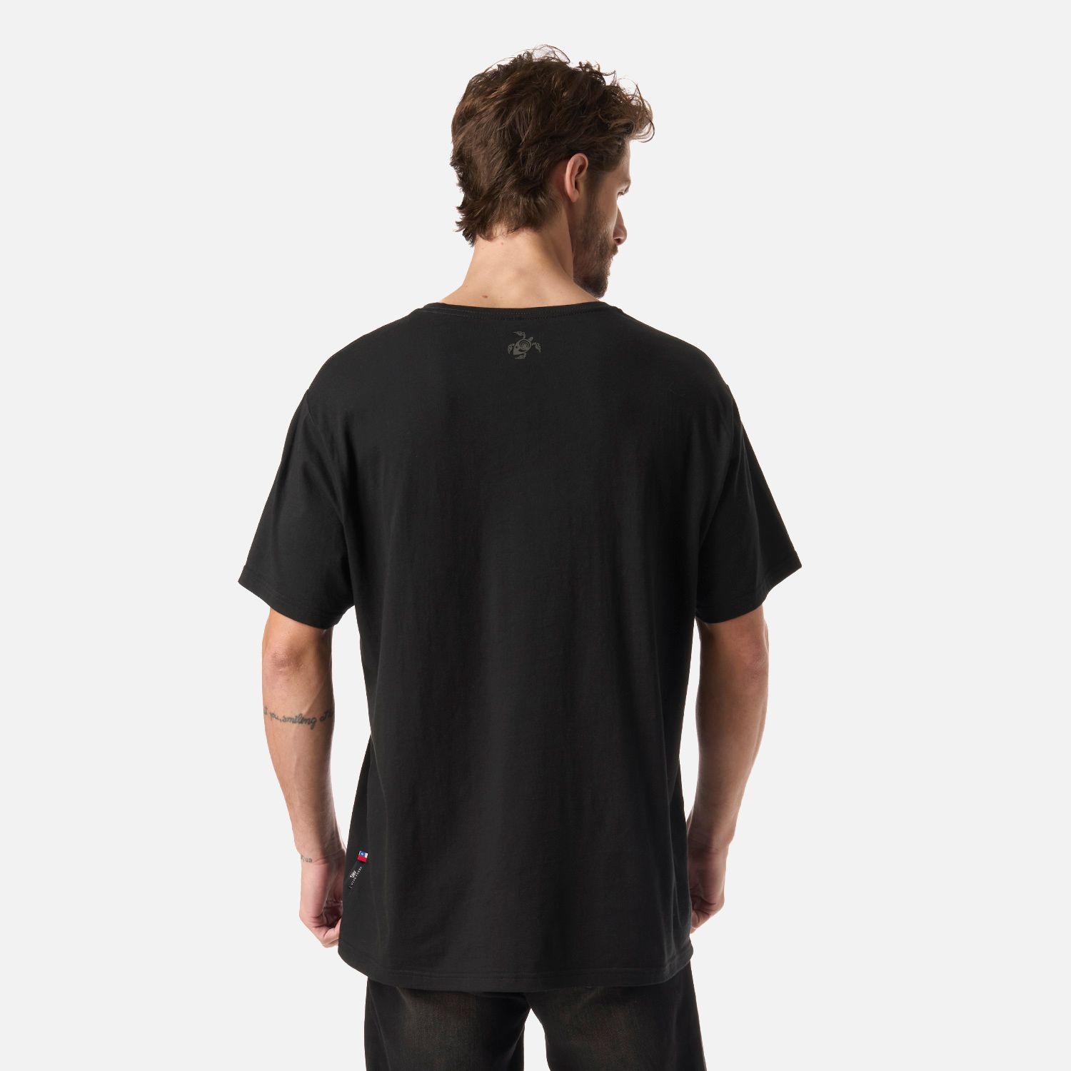 Polera Hombre Logo Negro Haka Honu V26-2