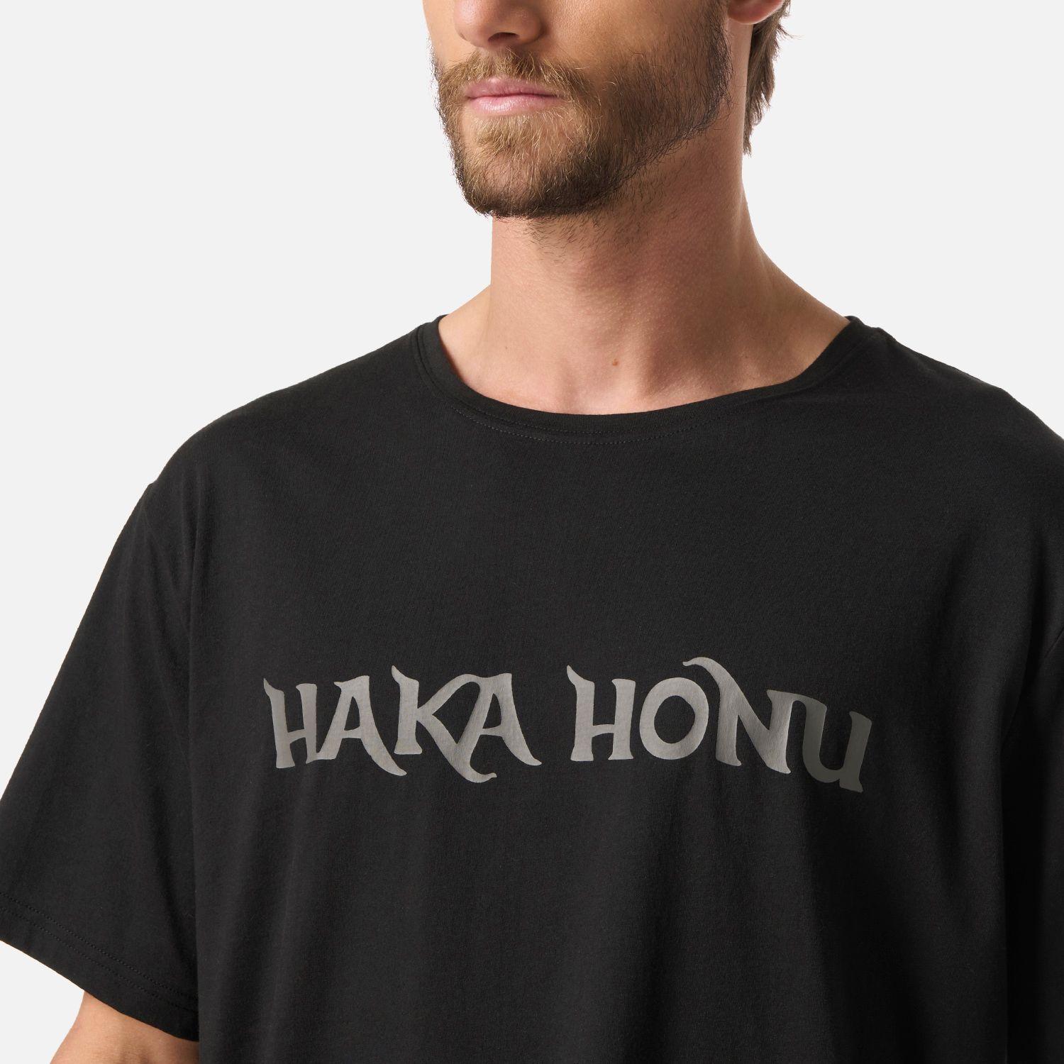 Polera Hombre Logo Negro Haka Honu V26-3