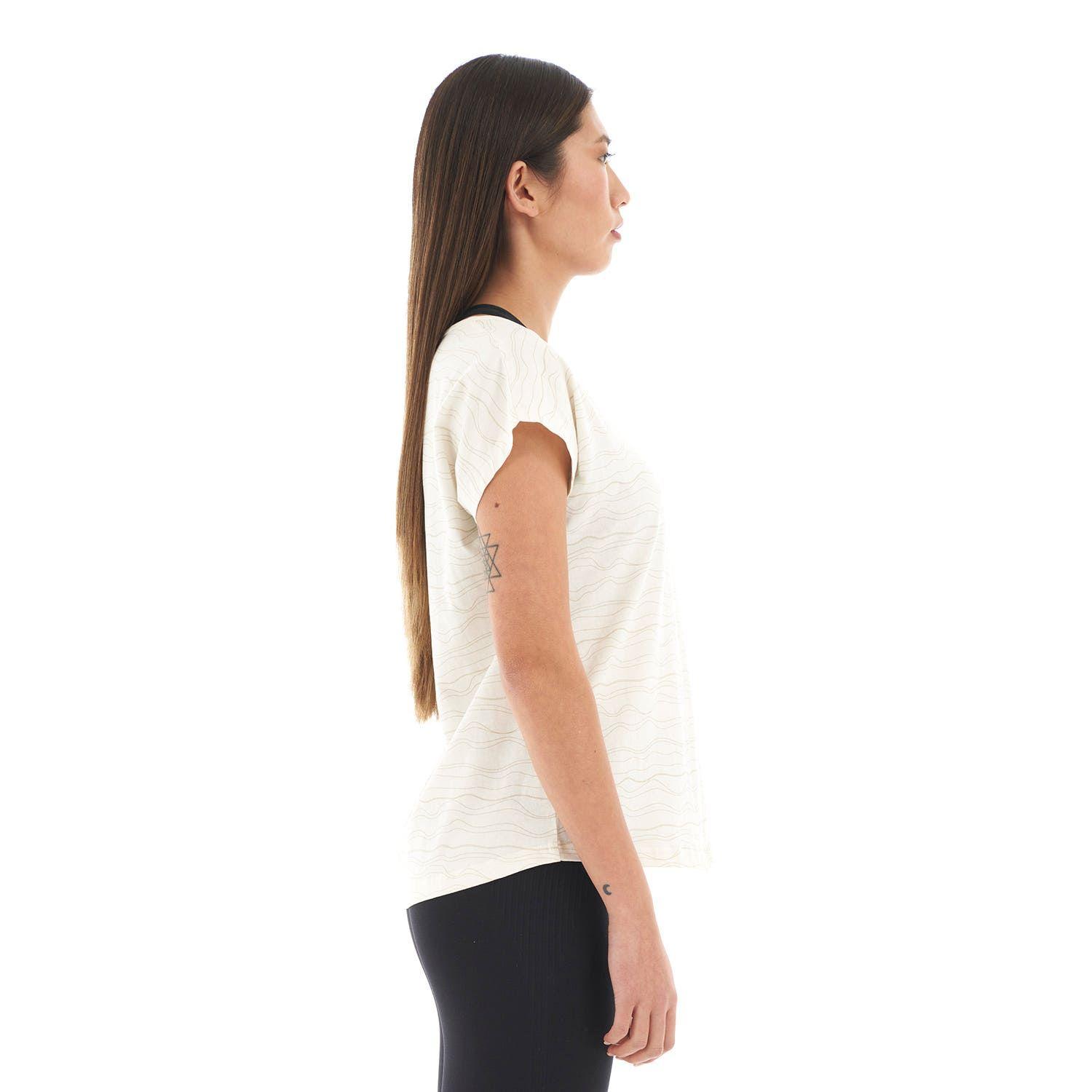 Polera Mujer Essential UV-Stop T-Shirt Crudo Full Print Lippi-3