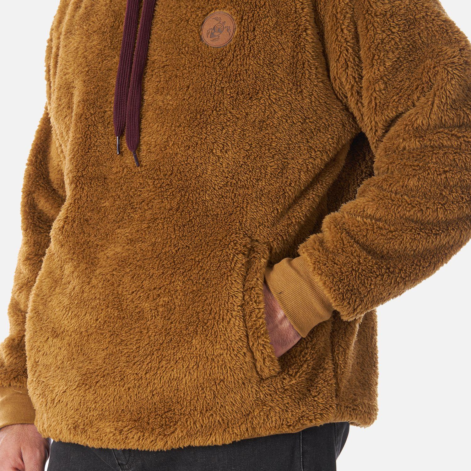 Poleron Hombre Cangur-oso Mostaza Haka Honu-1