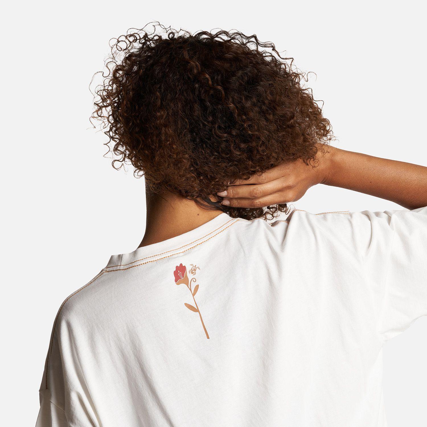Polera Mujer Gorrión Print Blanco Haka Honu-3