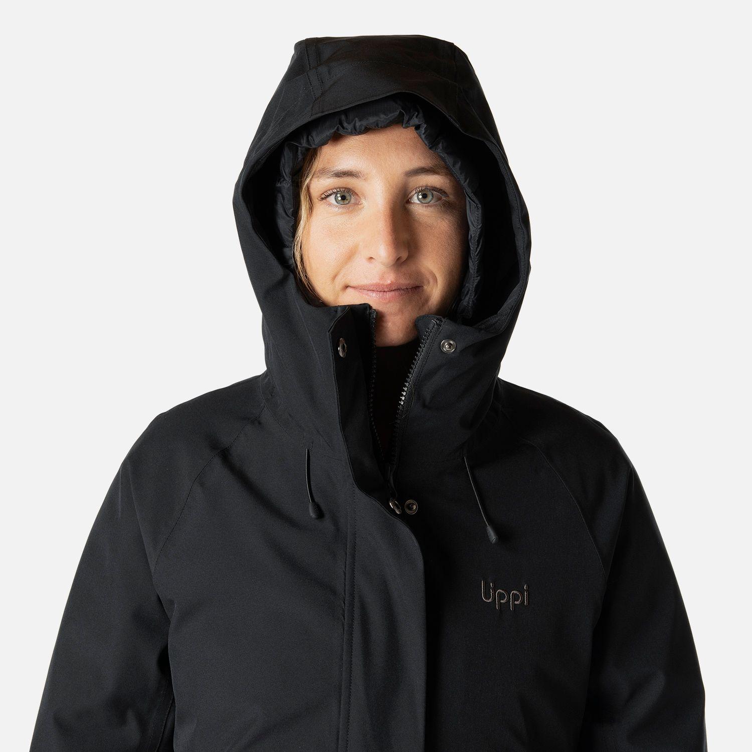 Chaqueta Mujer Hicken Fusion-3 B-Dry Hoody Jacket Negro Lippi I26-3