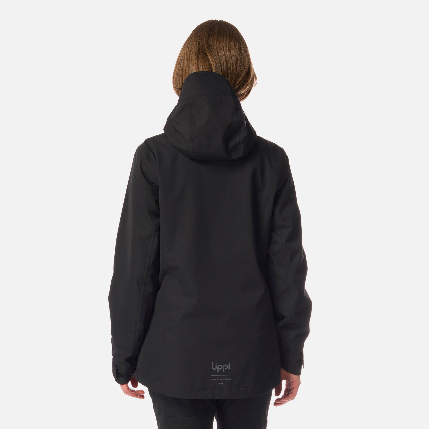 Chaqueta Mujer Tres Cruces Fusion-3 Hoody Jacket Negro Lippi I26-2