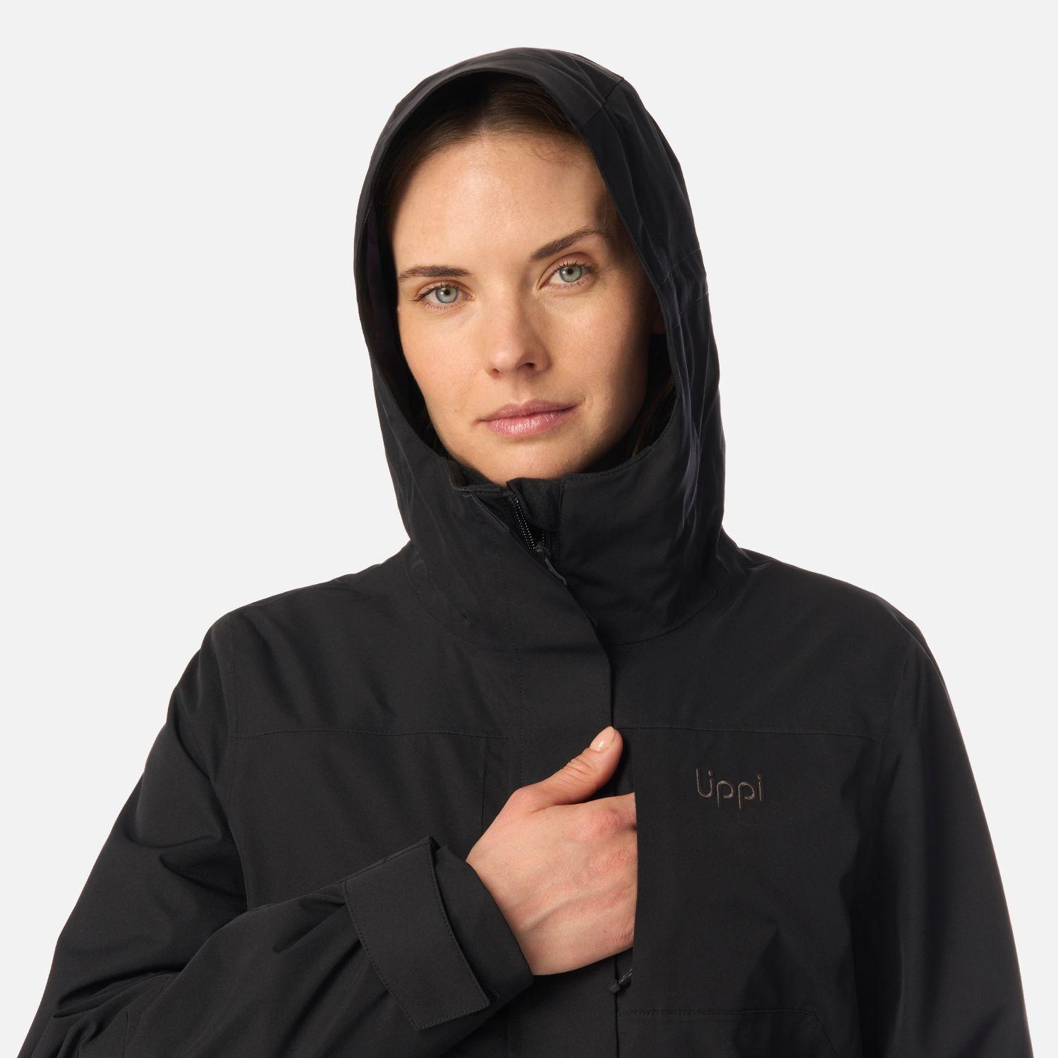 Chaqueta Mujer Tres Cruces Fusion-3 Hoody Jacket Negro Lippi I26-3