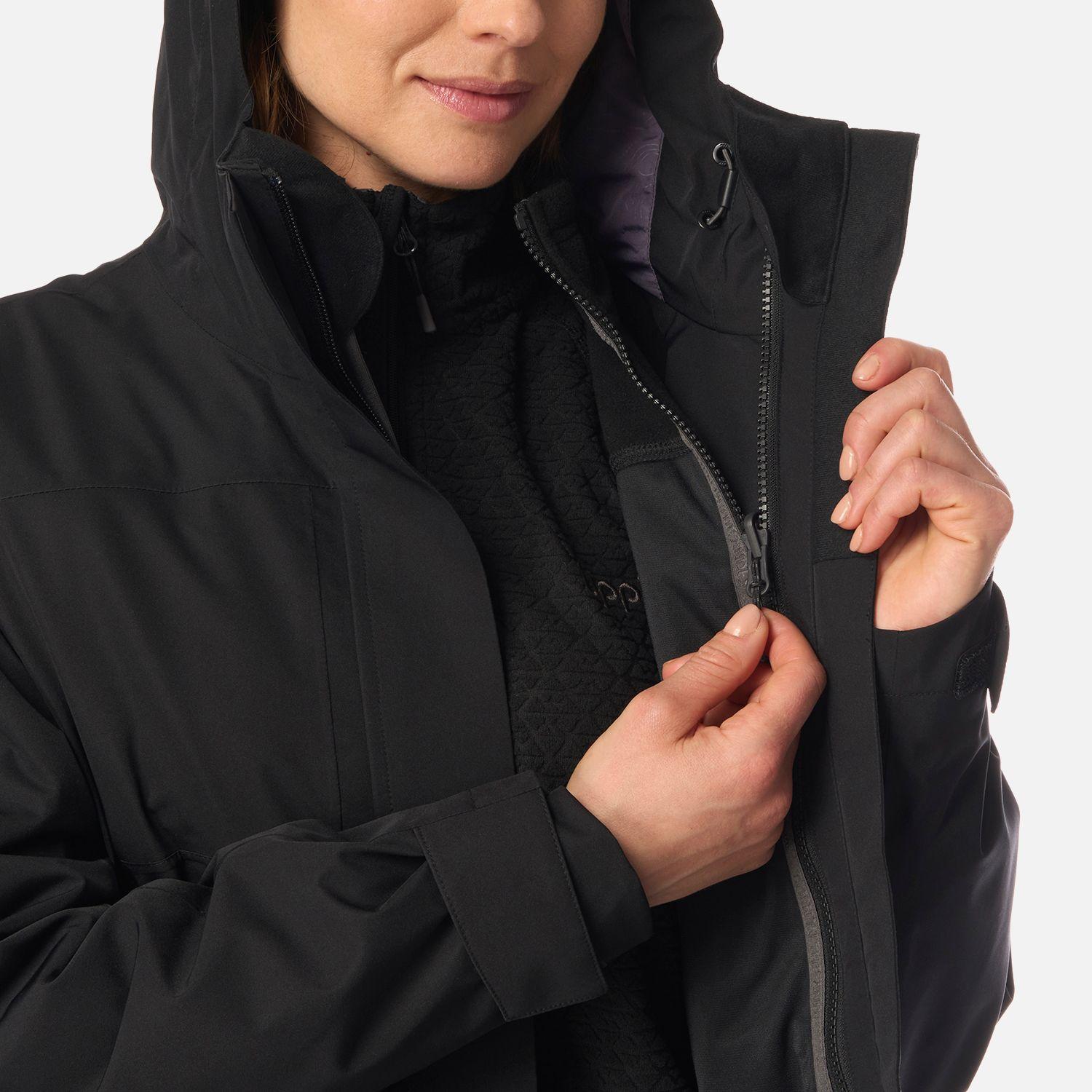 Chaqueta Mujer Tres Cruces Fusion-3 Hoody Jacket Negro Lippi I26-5