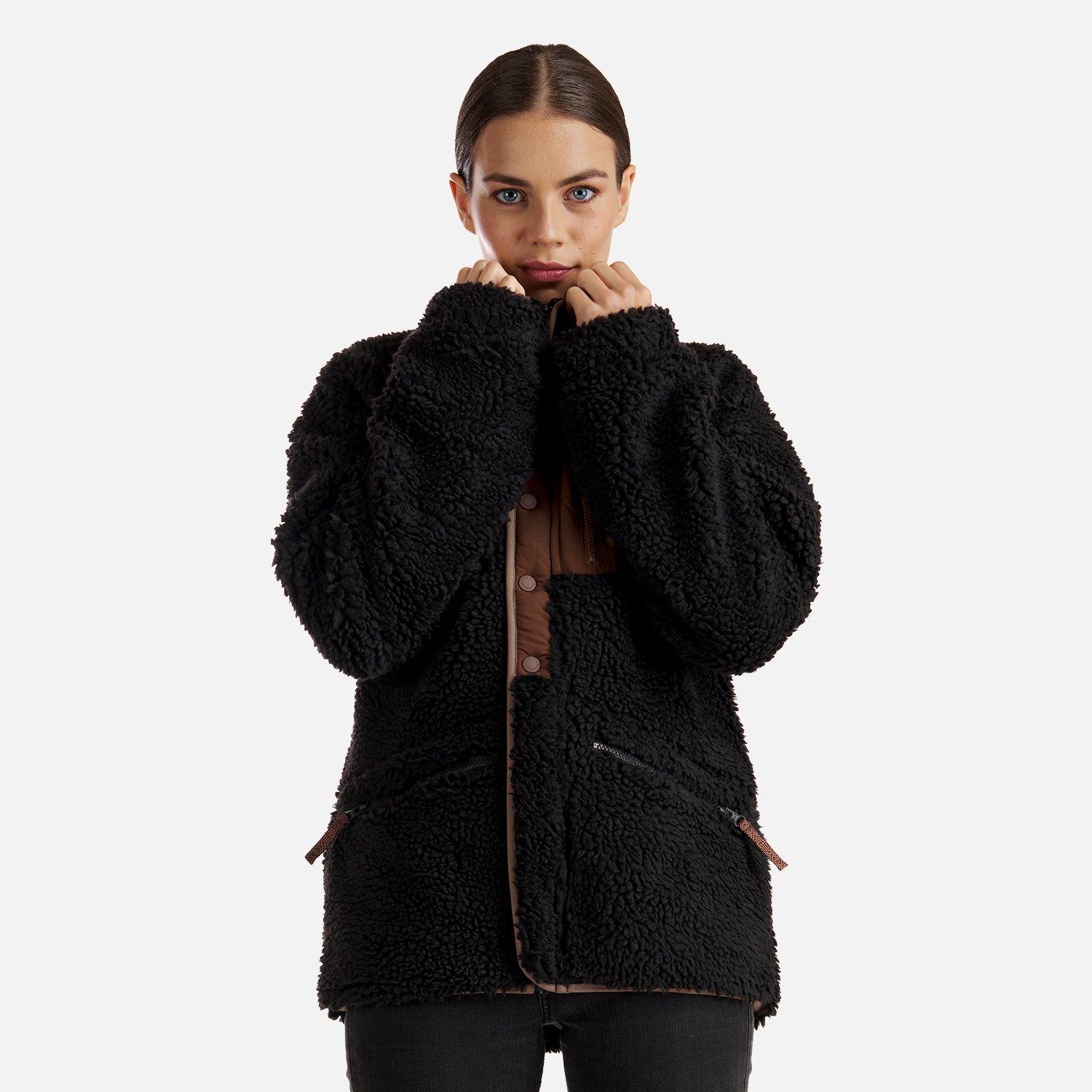 Chaqueta Mujer Zip-porrito Negro Haka Honu I22-1