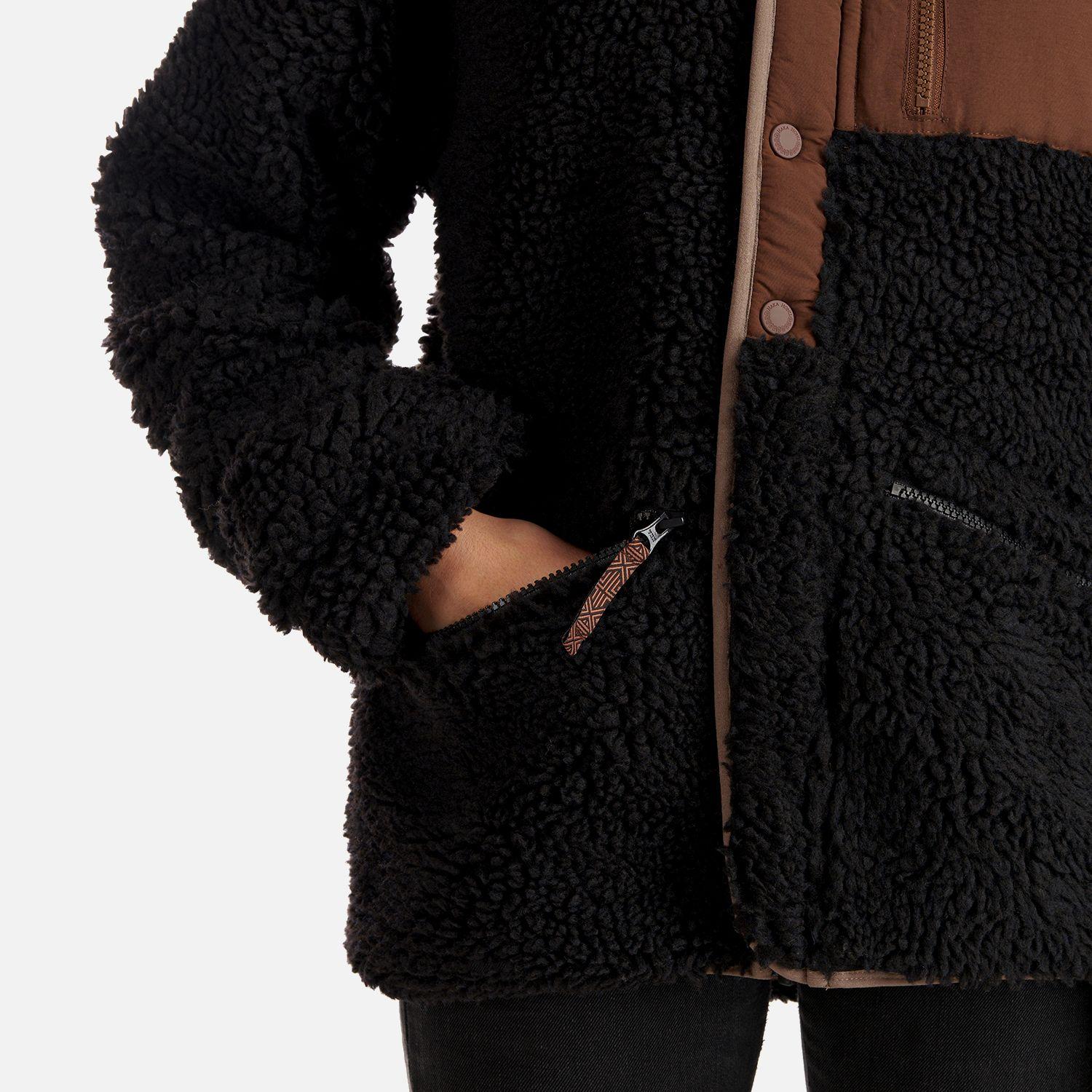 Chaqueta Mujer Zip-porrito Negro Haka Honu I22-7