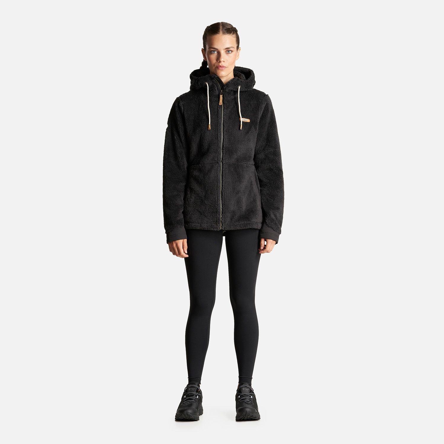 Chaqueta Mujer Bear Shaggy-Pro Hoody Jacket Negro Lippi I23-6