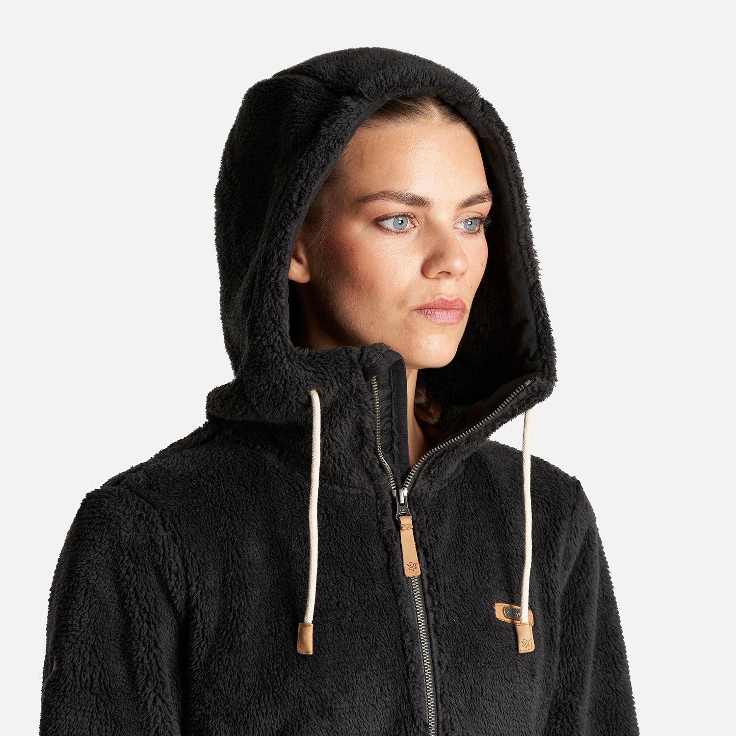Chaqueta Mujer Bear Shaggy-Pro Hoody Jacket Negro Lippi I23-4