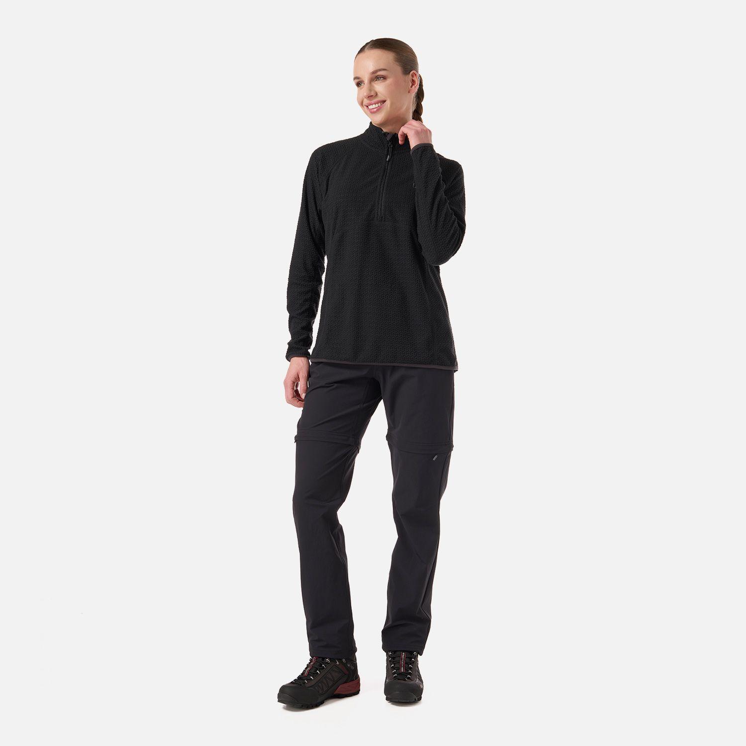 Pantalón Mujer Lennox Q-Dry Mix-2 Pants Negro Lippi V26-7