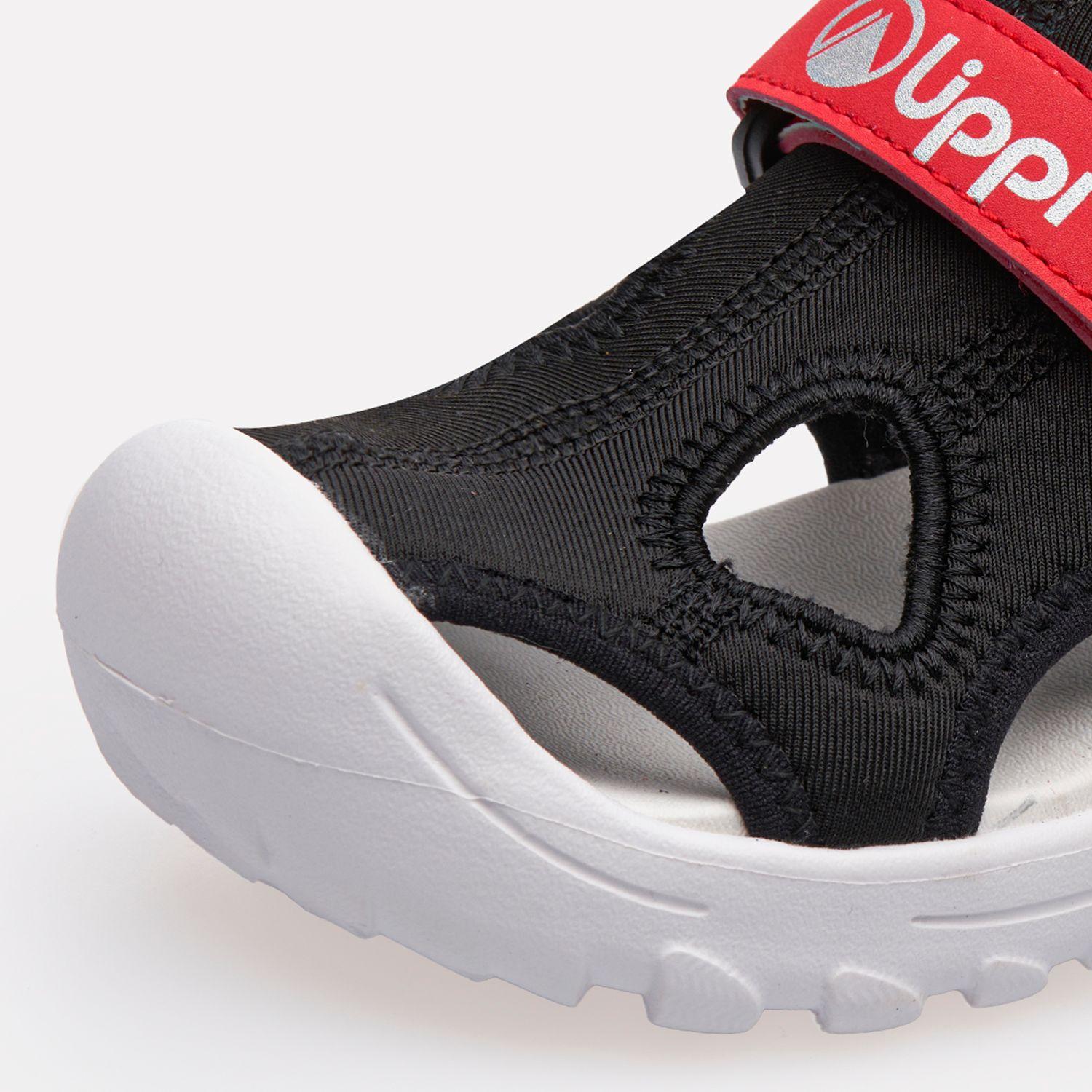 Sandalia Niño Go Out Again Kids Negro Rojo Lippi-6