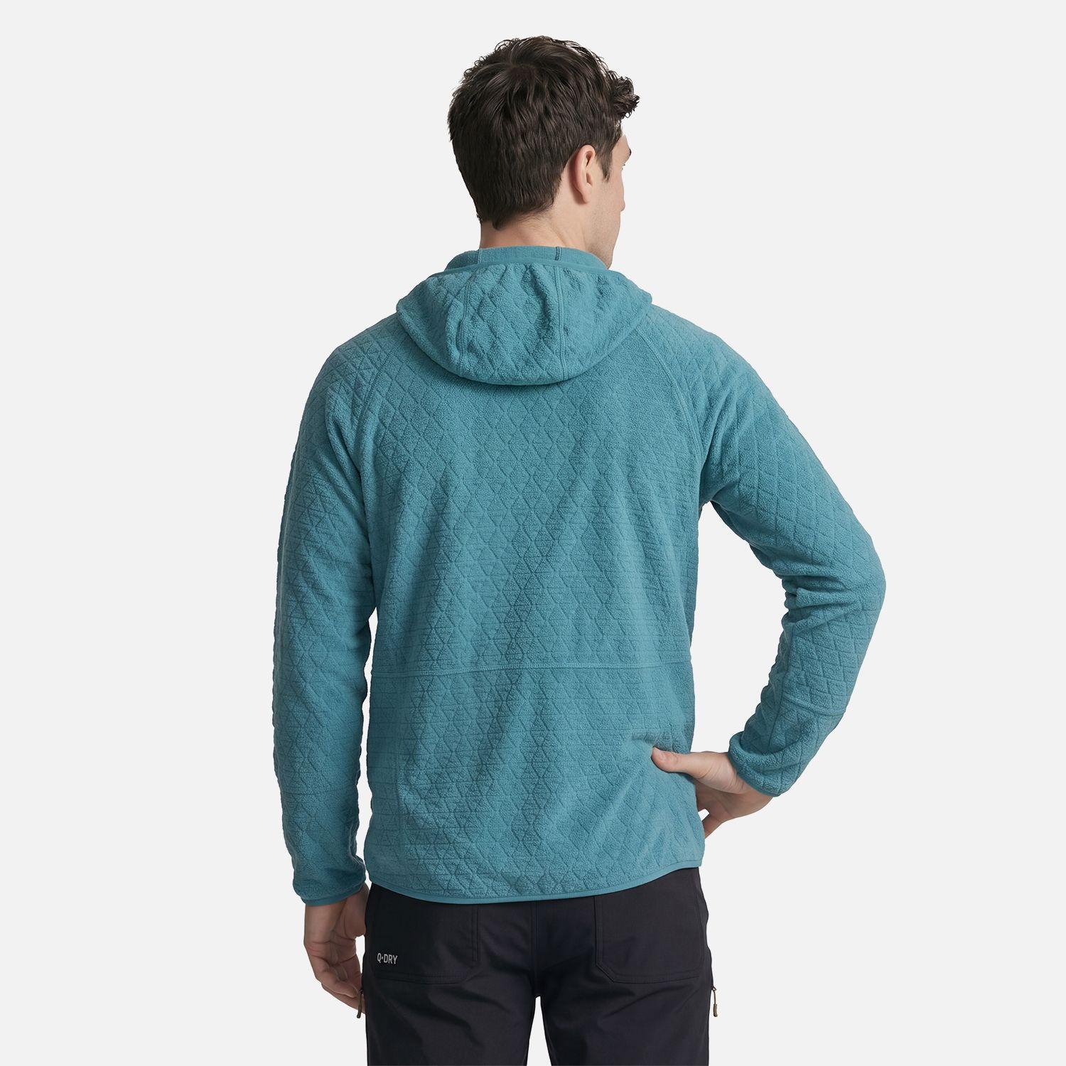 Polerón Hombre Jacaranda Nano-F 1/4 Zip Hoody Petroleo Claro Lippi V27-1