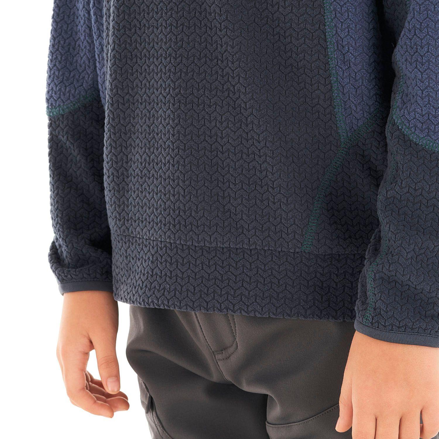 Poleron Niña Saltamontes Nano-F 14 Zip Azul Marino Lippi-6