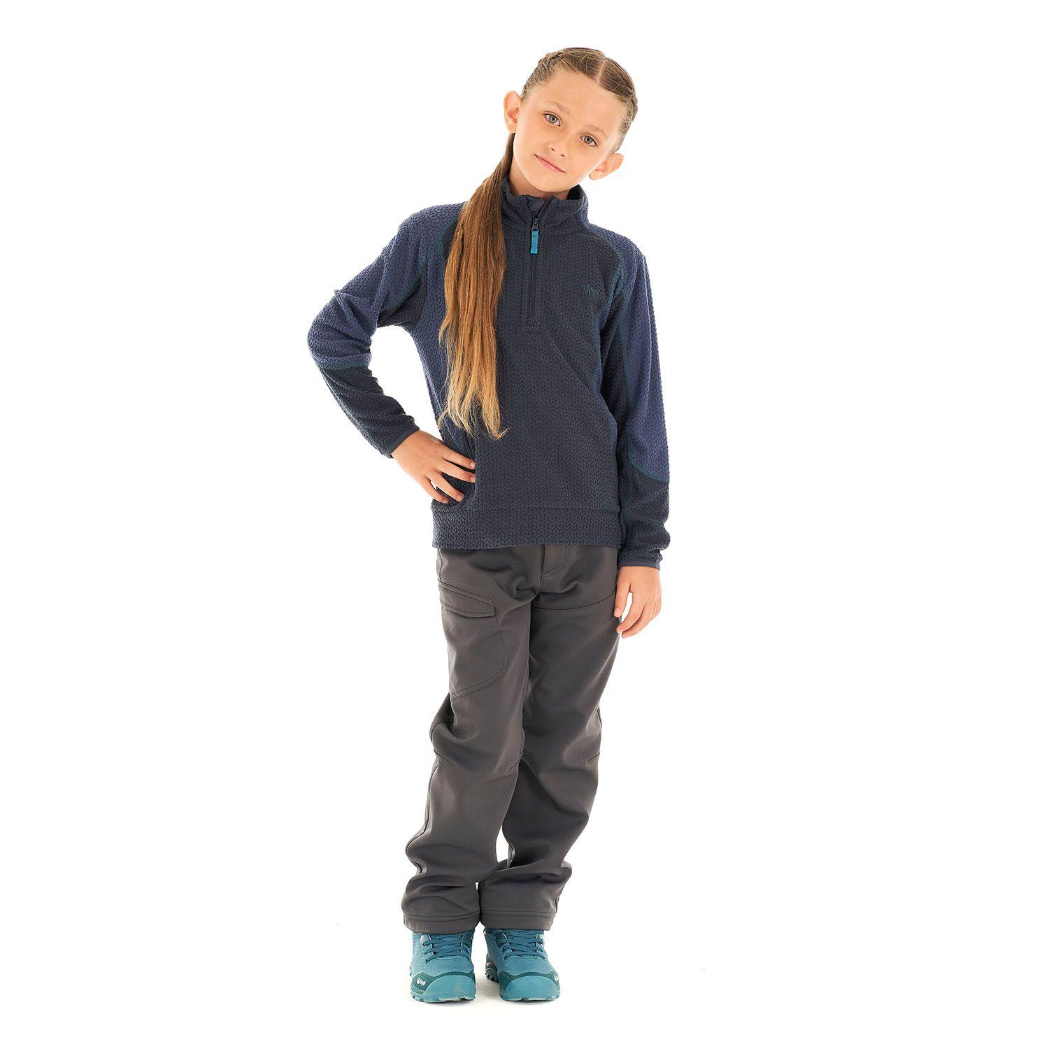 Poleron Niña Saltamontes Nano-F 14 Zip Azul Marino Lippi-7