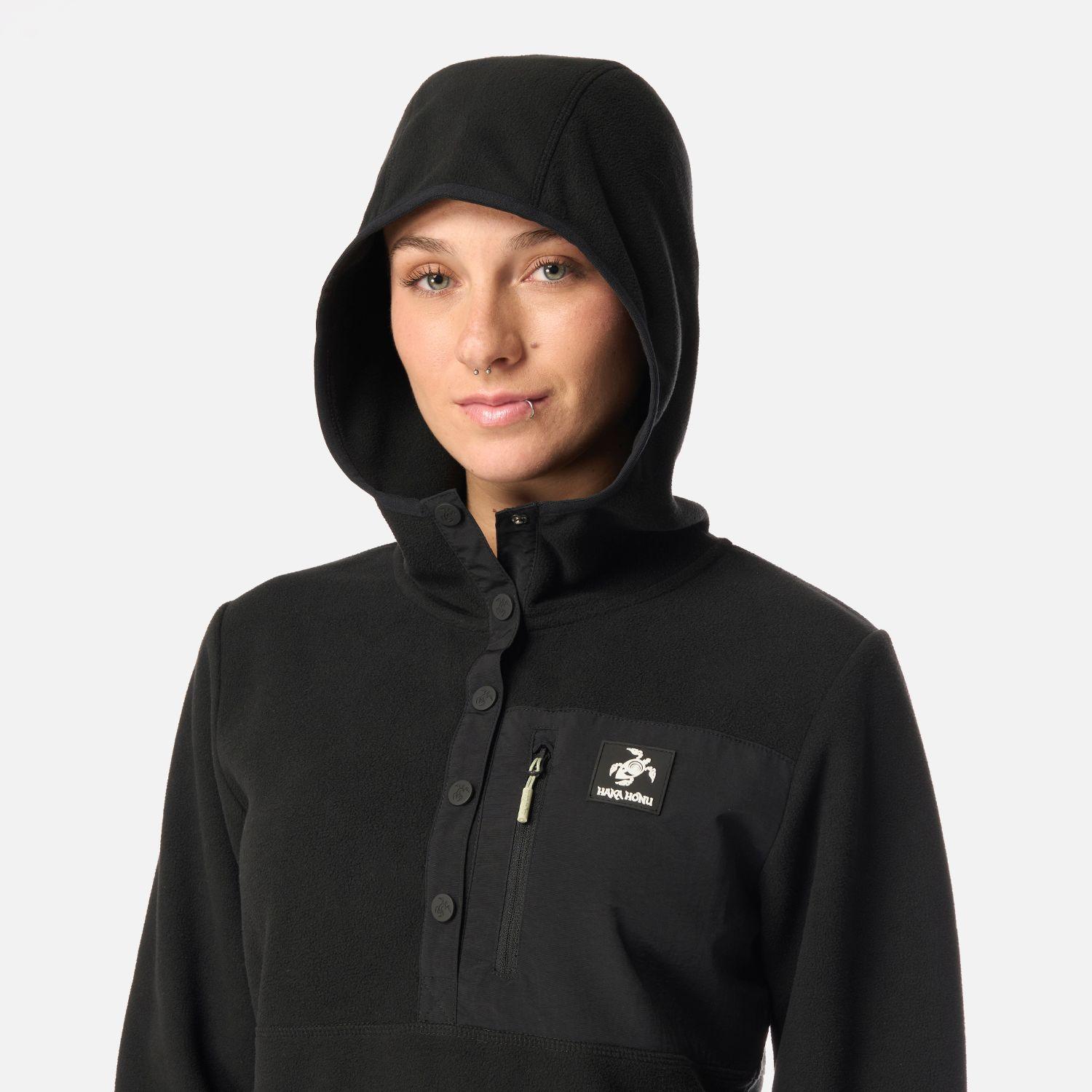 Polar Mujer Tokerau Hoody Negro Haka Honu I26-3