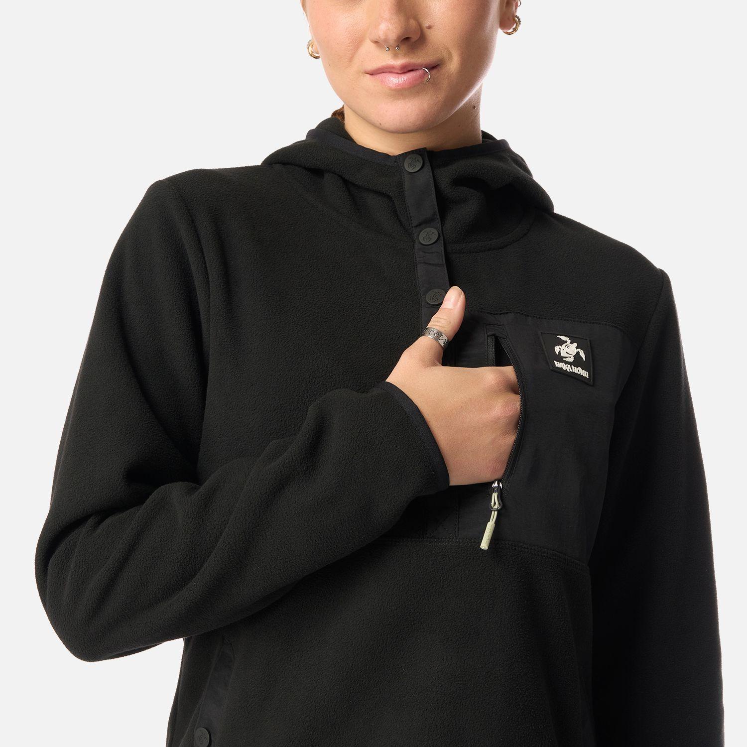Polar Mujer Tokerau Hoody Negro Haka Honu I26-4
