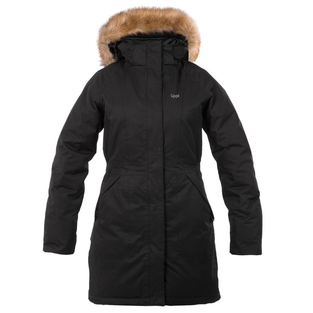 Chaqueta Mujer Arctic Fox B-Dry Long Jacket Negro Lippi-0
