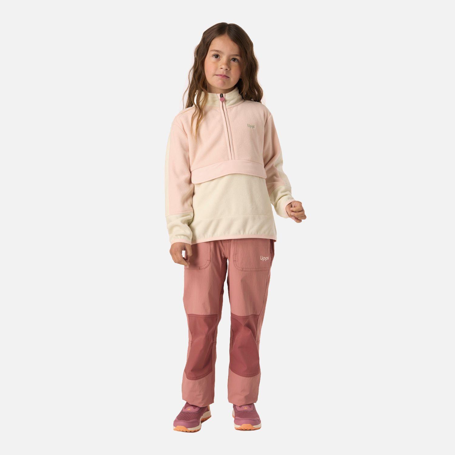 Polar Niña Fireplace 1/4 Zip Sweatshirt Crema Lippi V26-4
