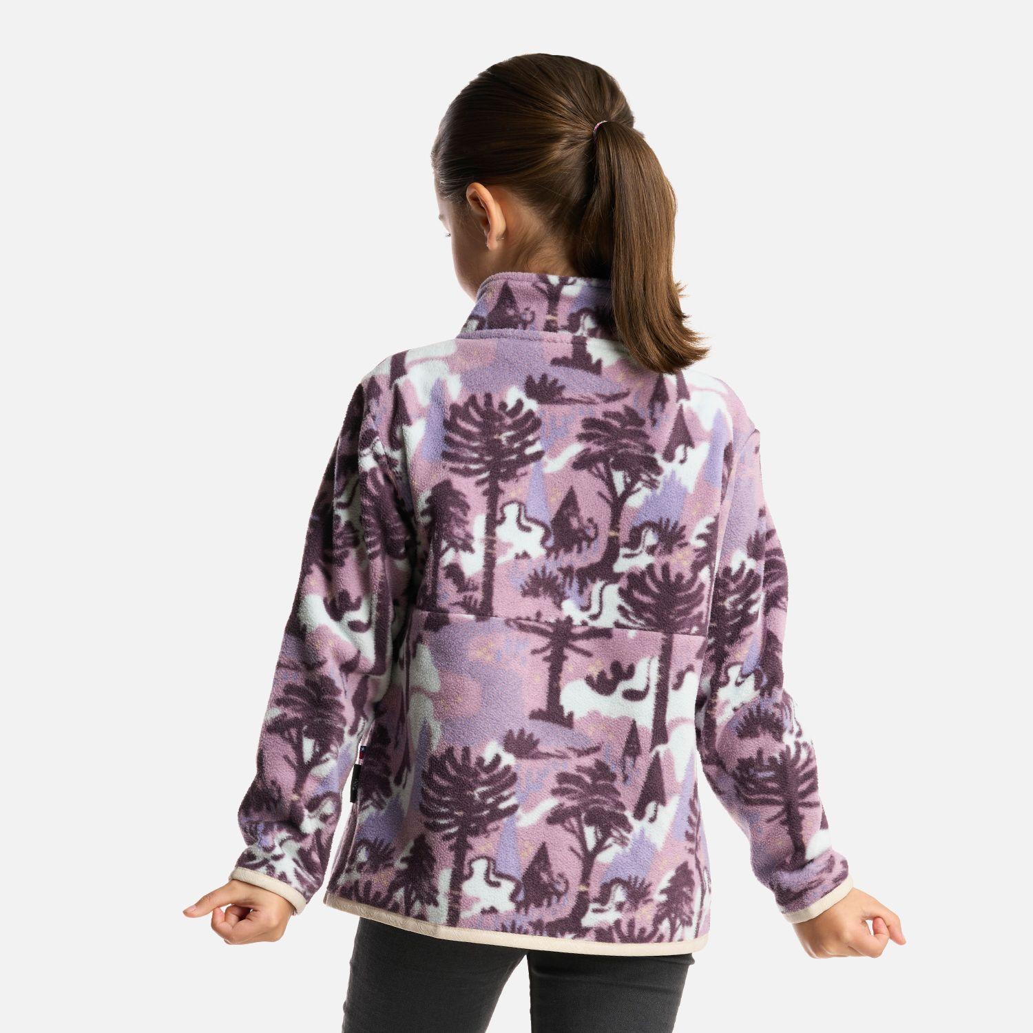 Poleron Niña Tokerau Poki Print Malva Haka Honu-2