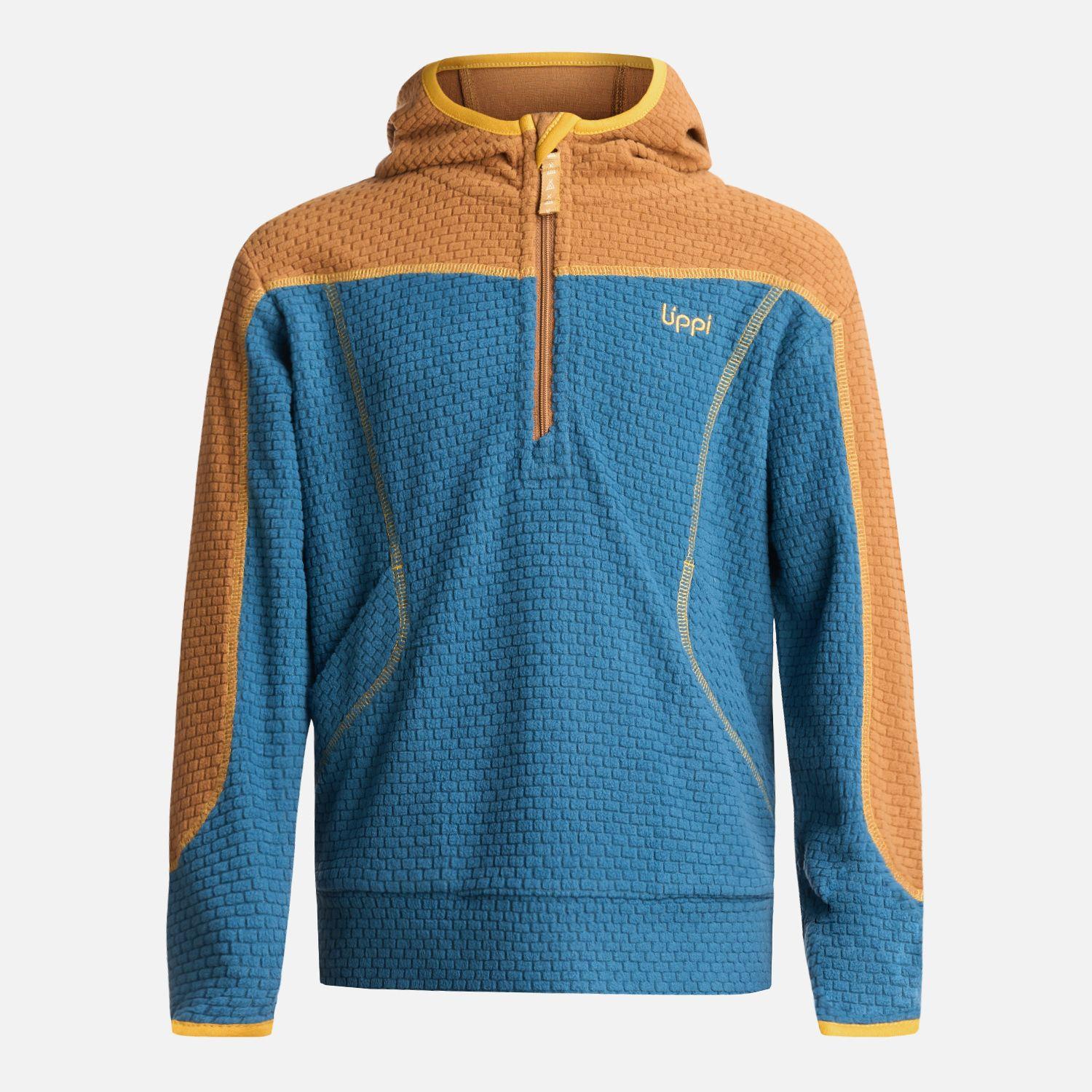 Poleron Niño Saltamontes Nano-F 14 Zip Hoody Petroleo Lippi-0