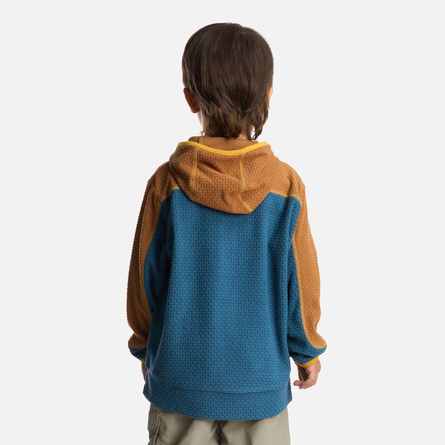 Poleron Niño Saltamontes Nano-F 14 Zip Hoody Petroleo Lippi-3