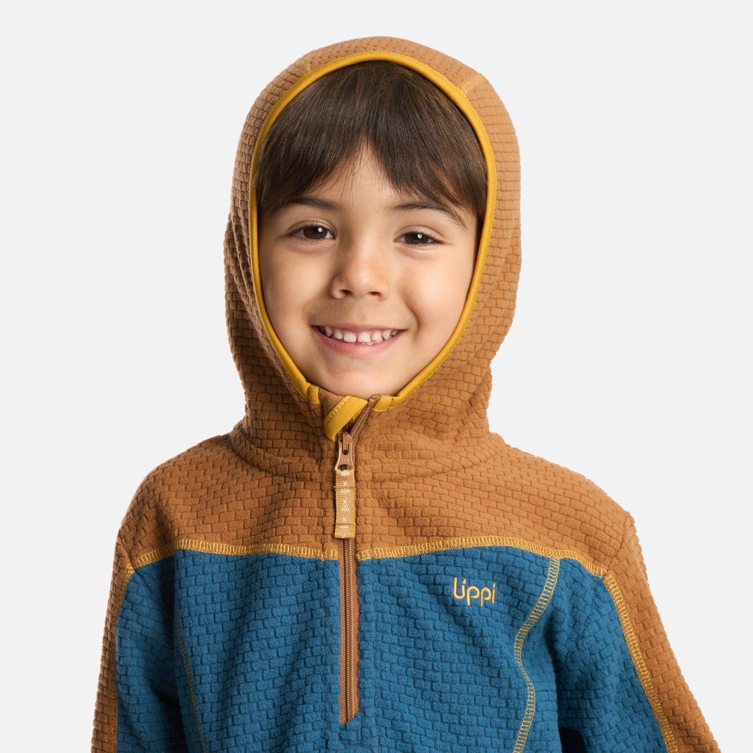 Poleron Niño Saltamontes Nano-F 14 Zip Hoody Petroleo Lippi-4