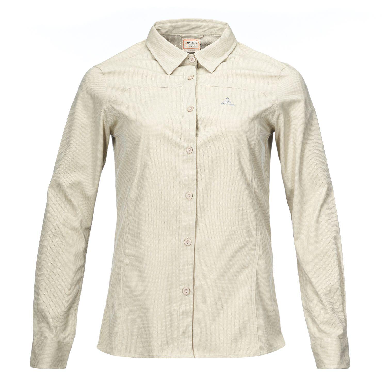 Camisa Mujer Petricor Crudo Geography-0