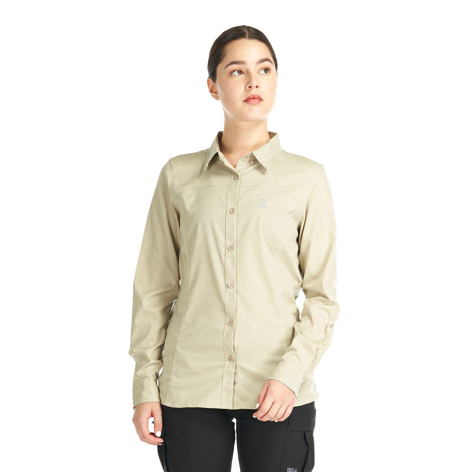 Camisa Mujer Petricor Crudo Geography-1