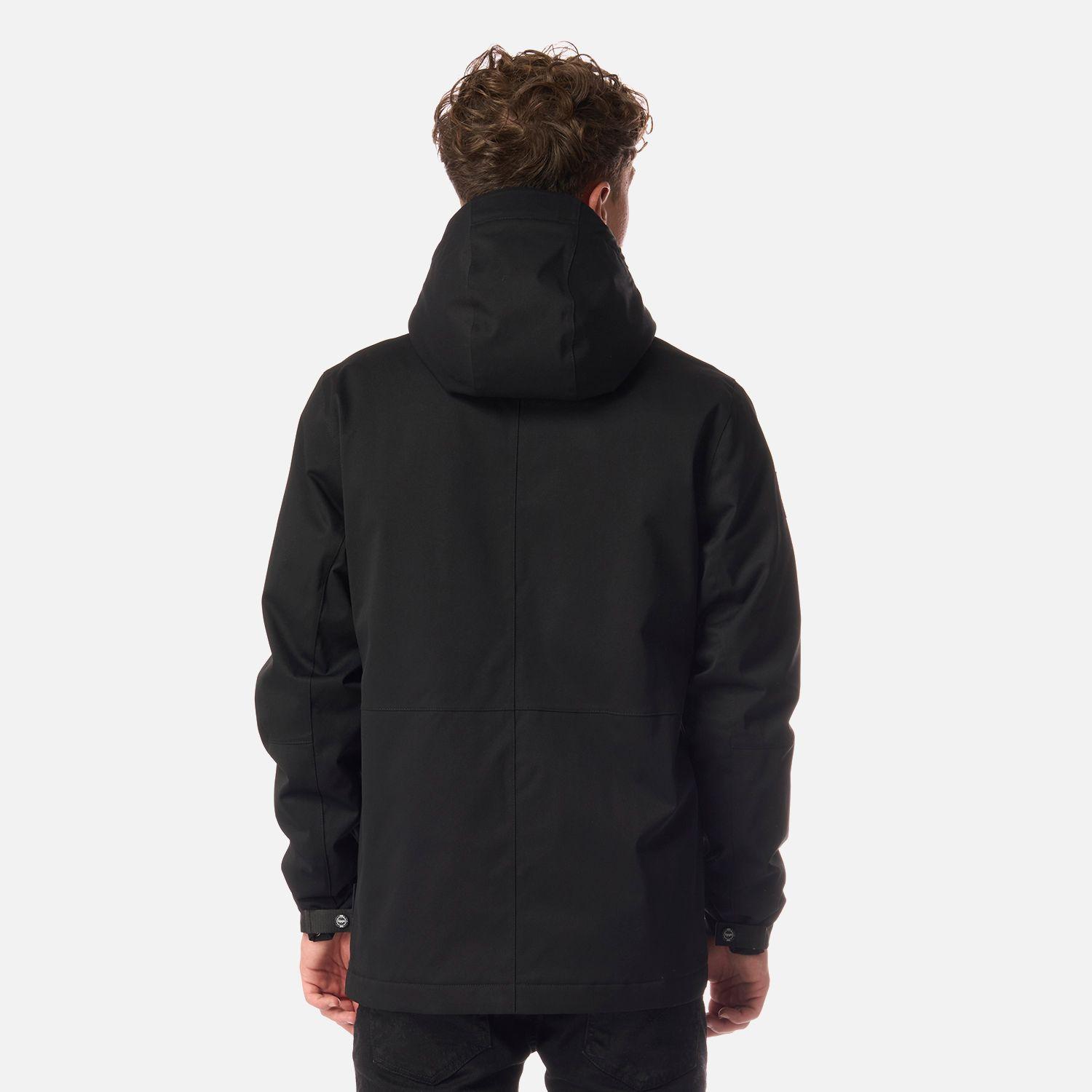 Chaqueta Teen Boy Roble B-Dry Hoody Jacket Negro Lippi I26-2