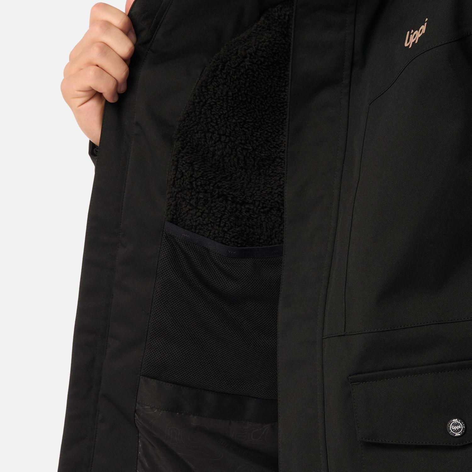 Chaqueta Teen Boy Roble B-Dry Hoody Jacket Negro Lippi I26-6