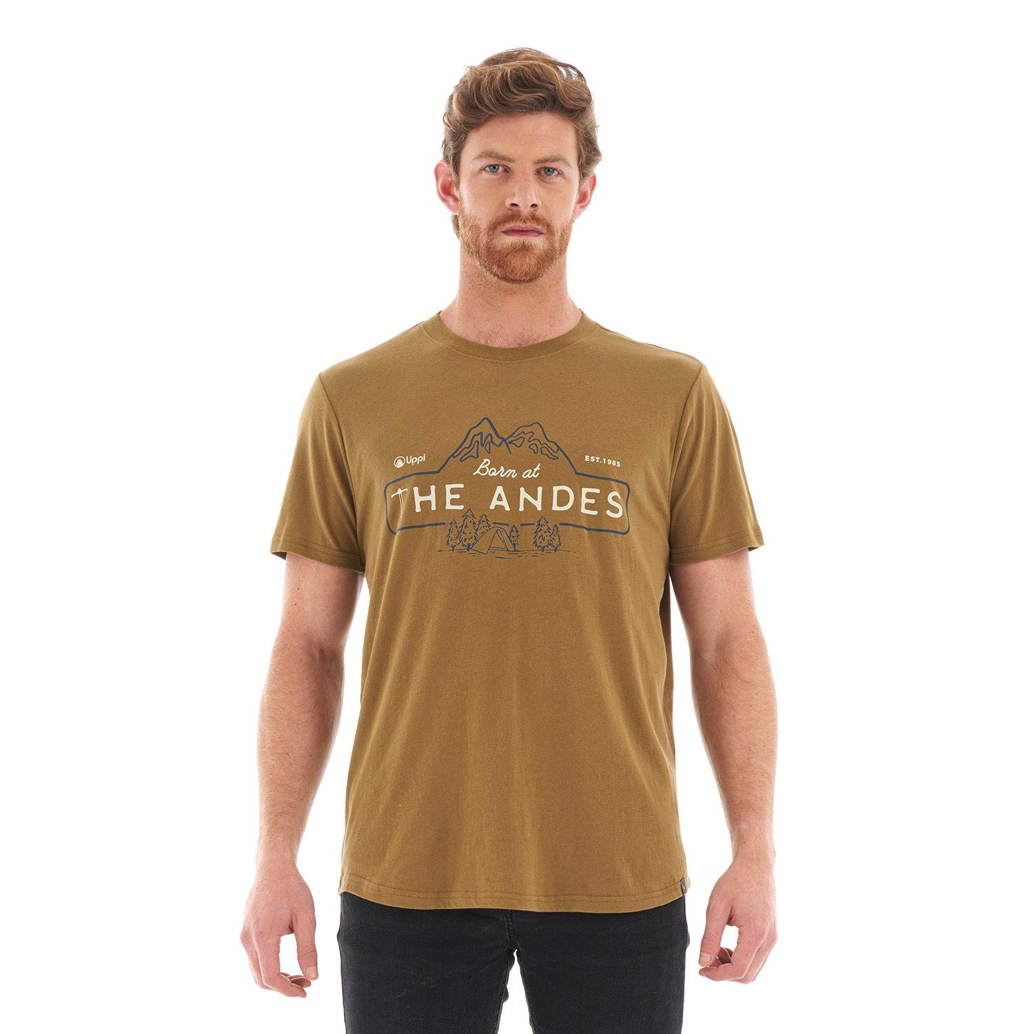 Polera Hombre Heritage UV-Stop T-Shirt Cafe Pardo Lippi-1