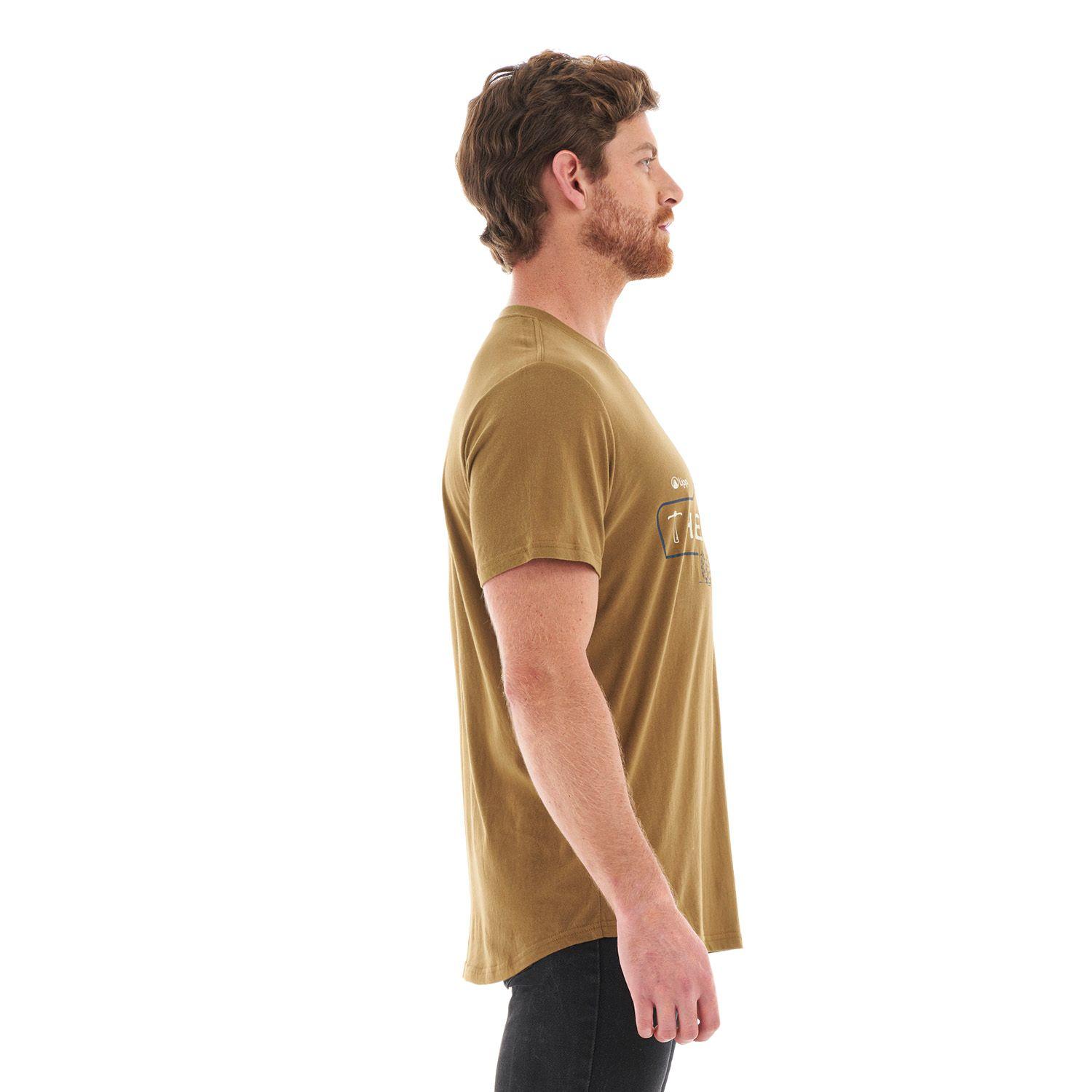 Polera Hombre Heritage UV-Stop T-Shirt Cafe Pardo Lippi-3