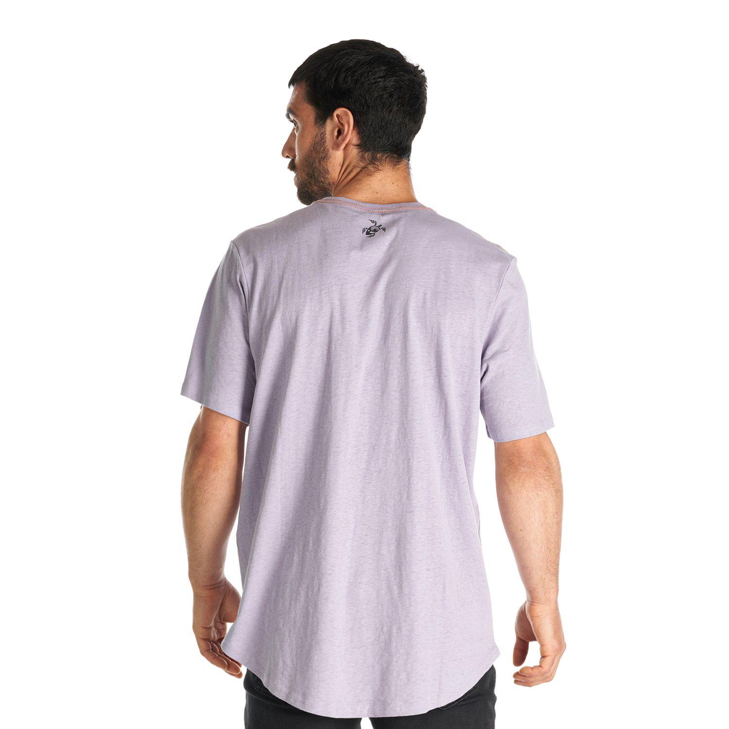 Polera Hombre Natural Lavanda Haka Honu V22-5