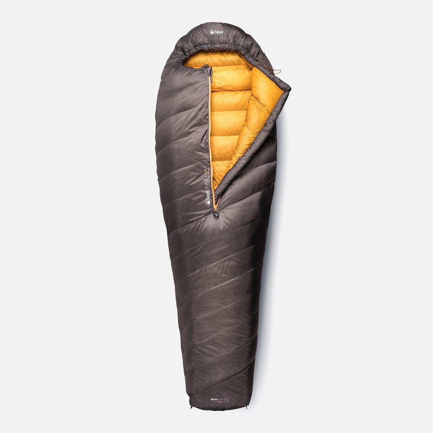 Saco De Dormir Unisex Roca -7° Down Sleeping Bag Gris Oscuro Lippi-0