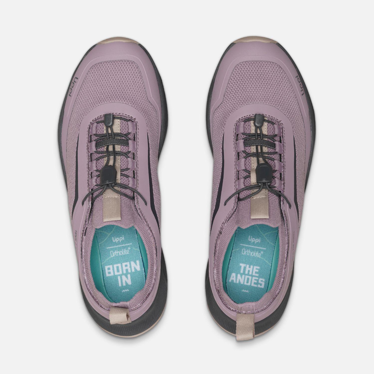 Zapatilla Mujer Light Knit Negro / Malva Lippi I26-5