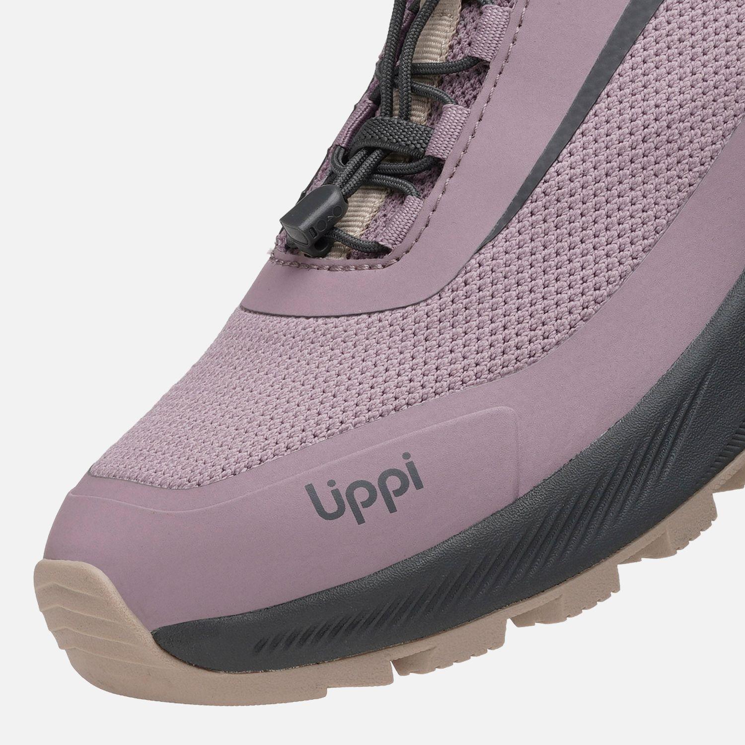 Zapatilla Mujer Light Knit Negro / Malva Lippi I26-6