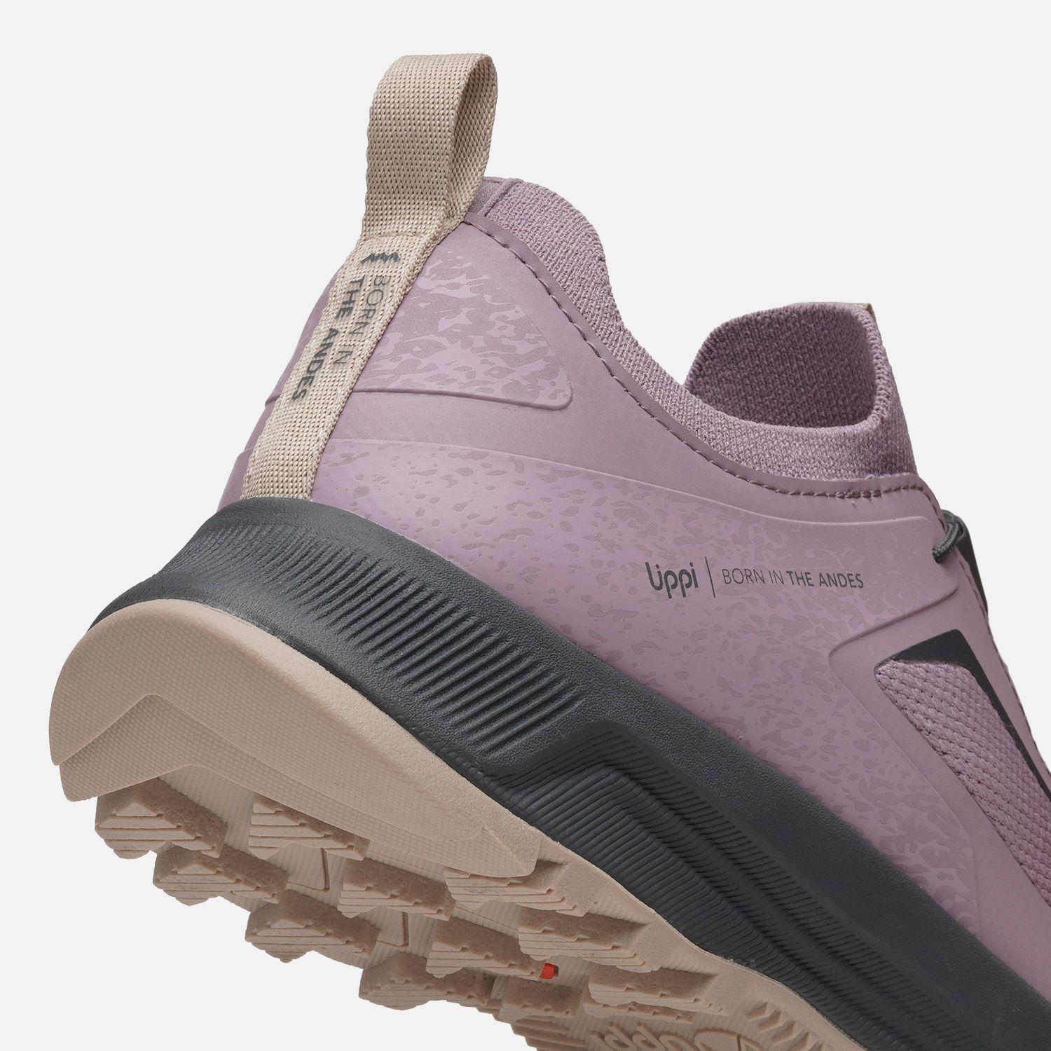 Zapatilla Mujer Light Knit Negro / Malva Lippi I26-7