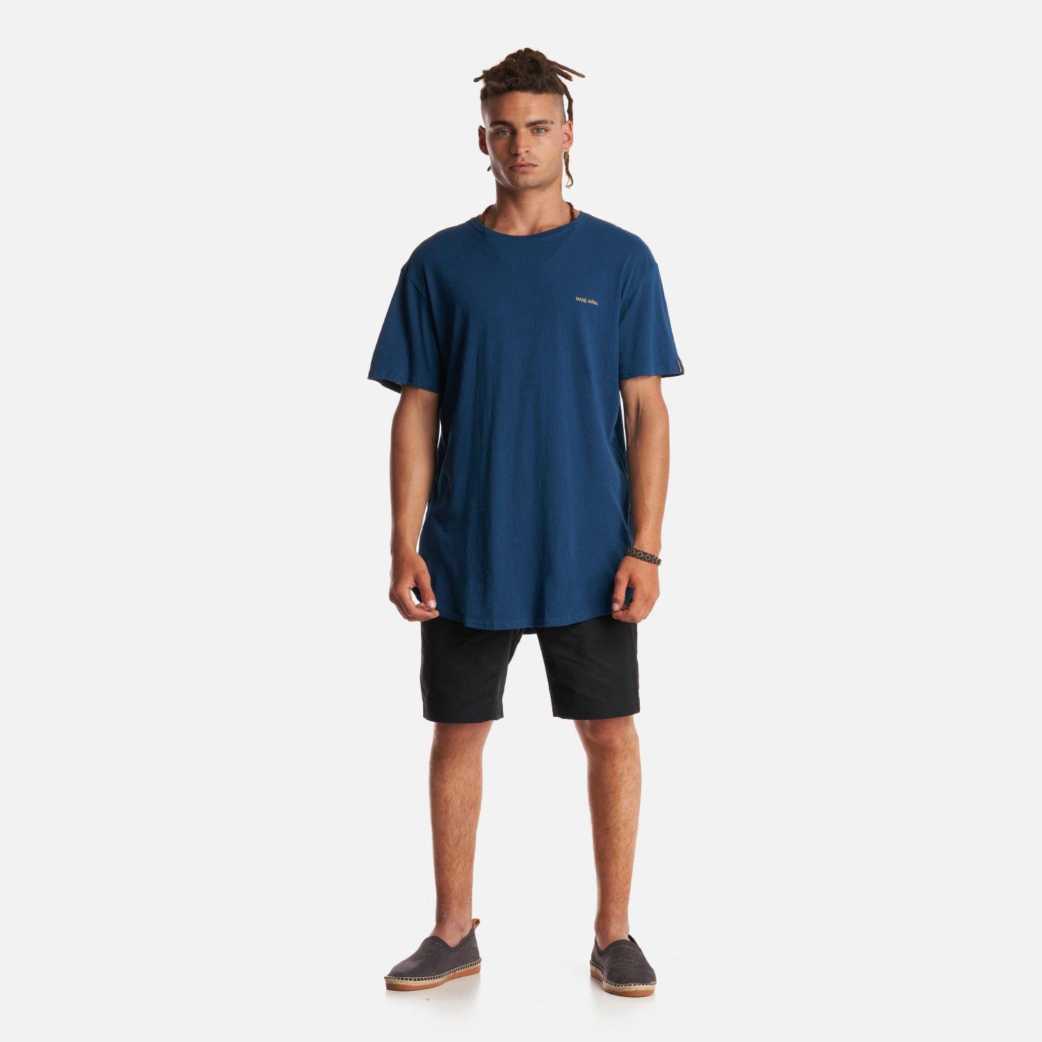 Polera Hombre Natural Azul Haka Honu-5