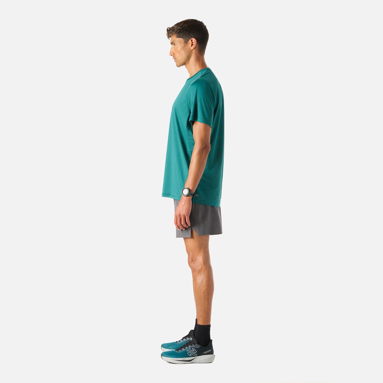 Polera manga corta running hombre Tempo Advanced-2