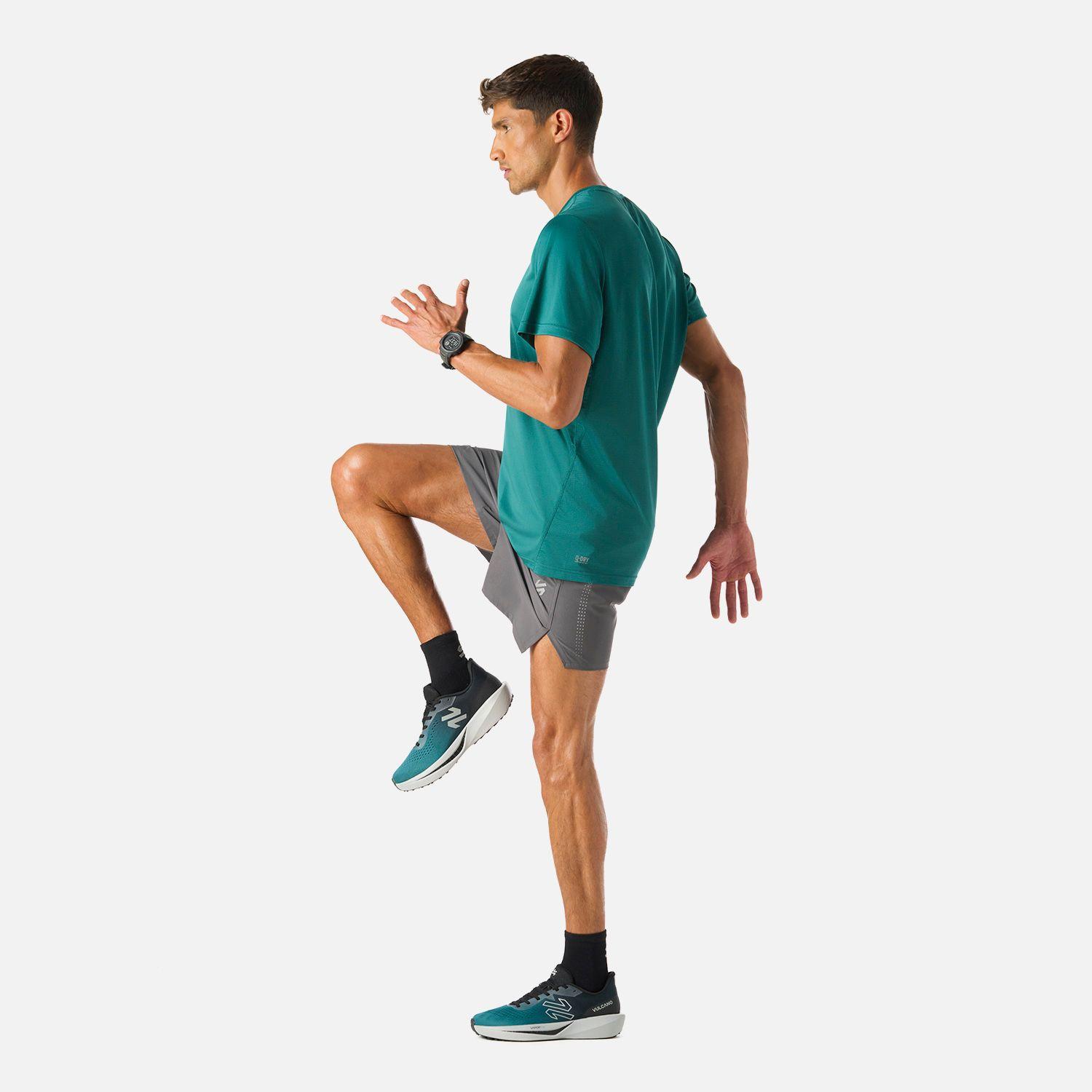 Polera manga corta running hombre Tempo Advanced-6